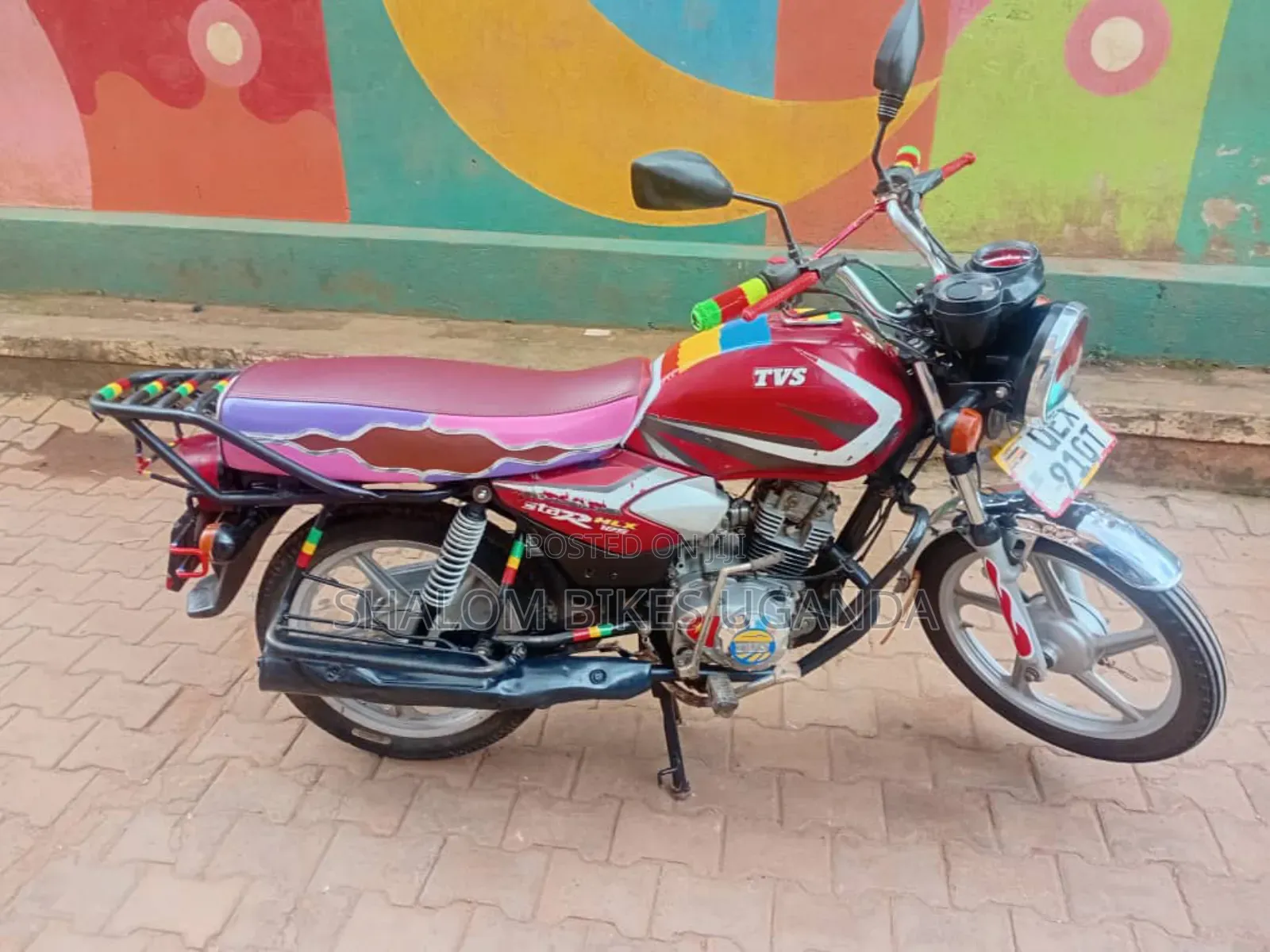 TVS HLX 125 2019 Red