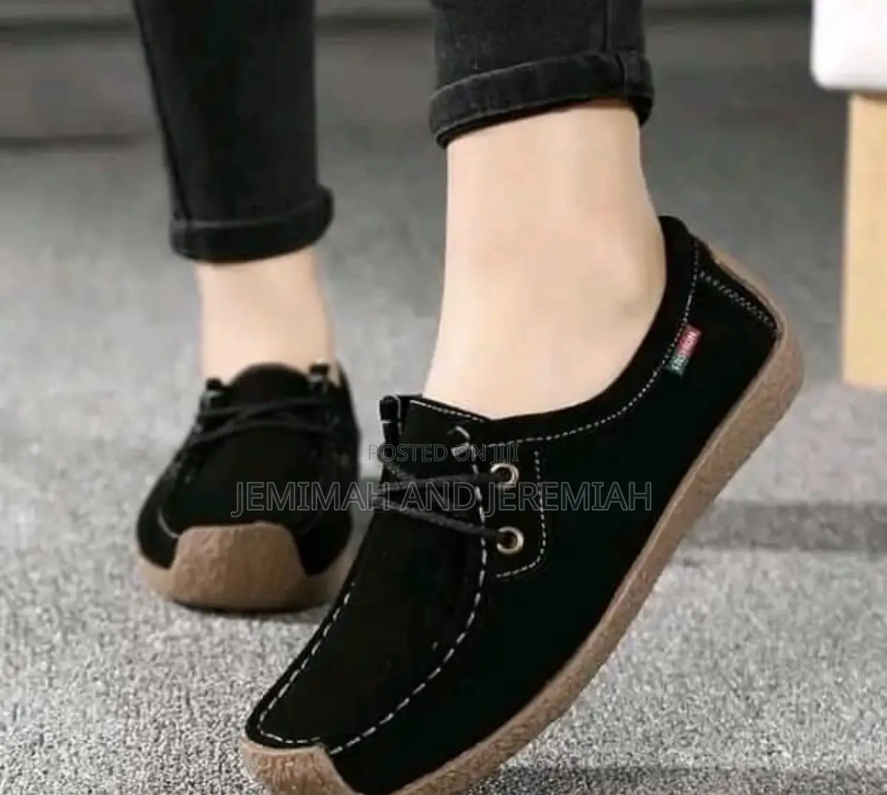 Ladies Suede Formal Moccasins