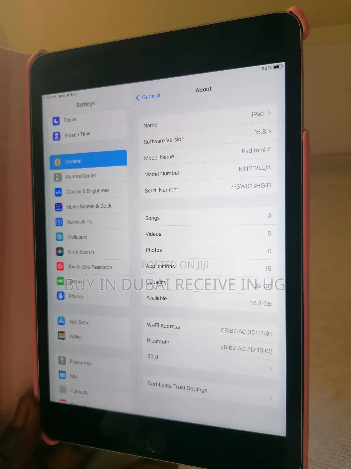 Apple iPad mini 4 32 GB Pink