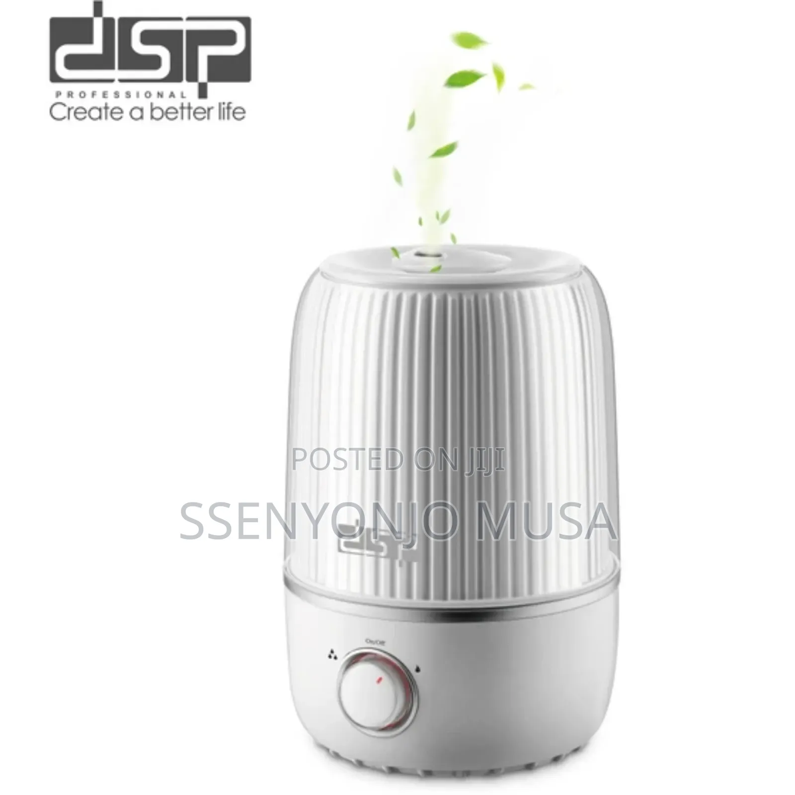 DSP Ultrasonic Humidifier – 4l Cool Mist Essential Oil Diffuser