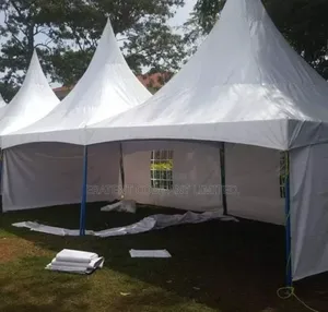 100 Seater Tent Covering Three Side Walls