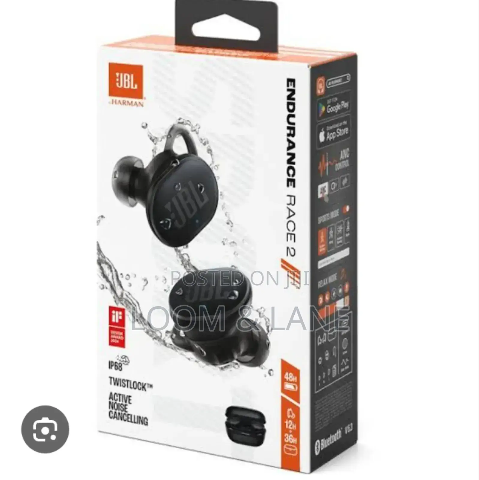 JBL Endurance Race 2 - Waterproof (Ip68) Sports True Wireless Earbuds