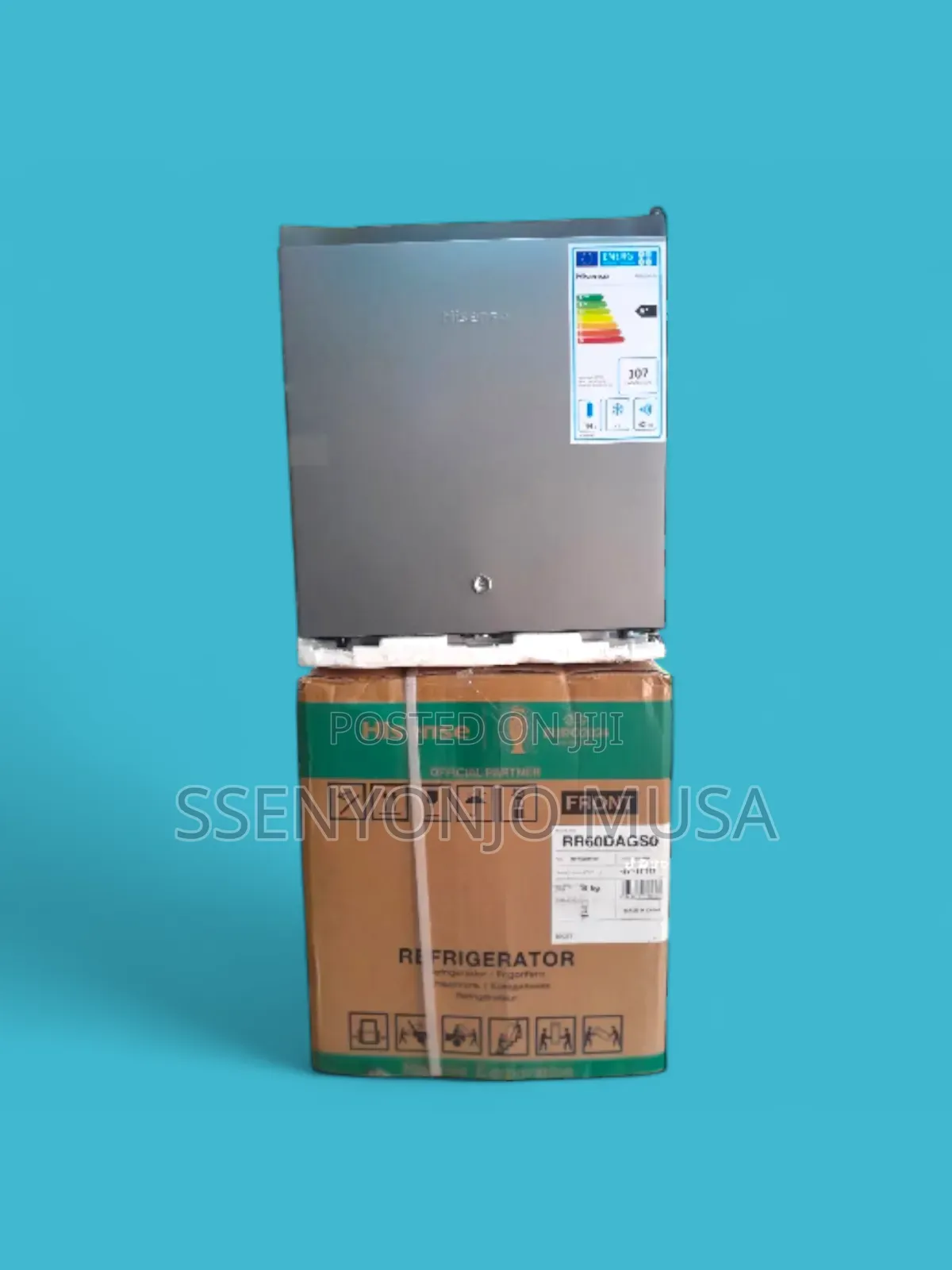 Hisense 60l Compact Fridge - Grey, 3-year Warranty