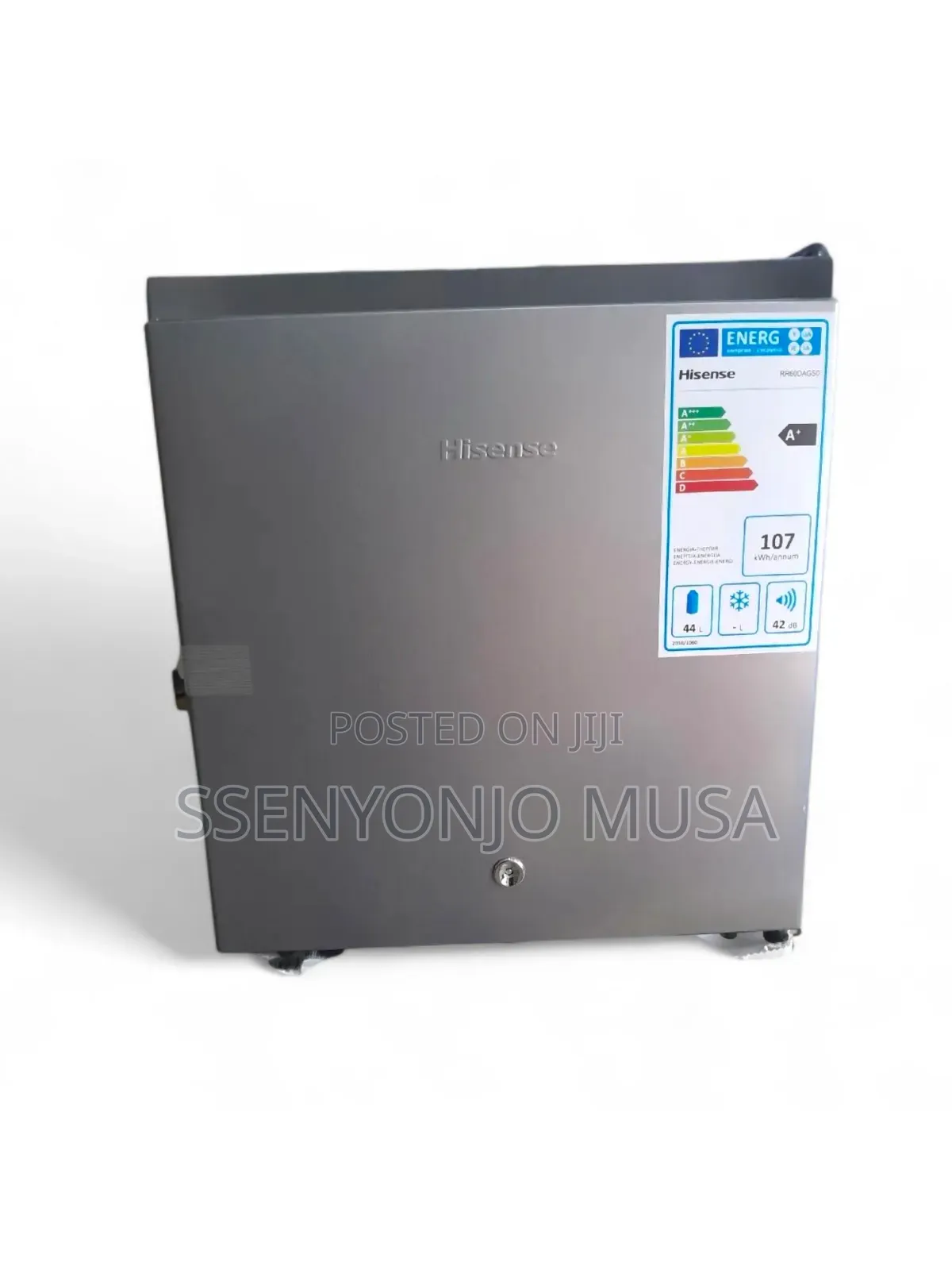 Hisense 60l Compact Fridge - Grey, 3-year Warranty