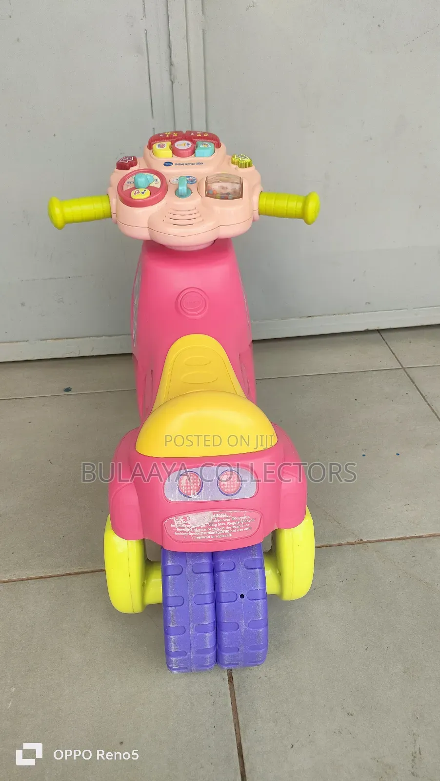 Vtech 2-in-1 Learn Zoom Motorbike Toy for Toddlers, Uk Used.