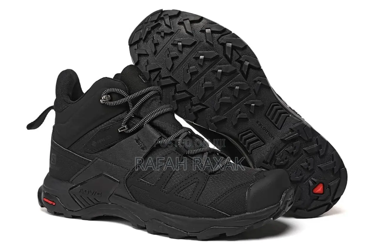 Original Black Salomon X Ultra 4 Mid Gtx Hiking Sneakers