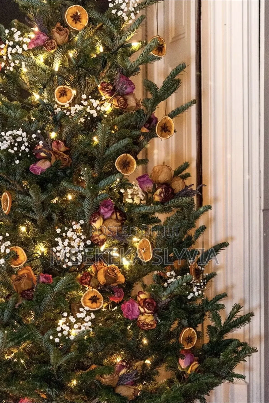 Shinning Orange Christmas Tree Decoration/Xmas Tree Decoration