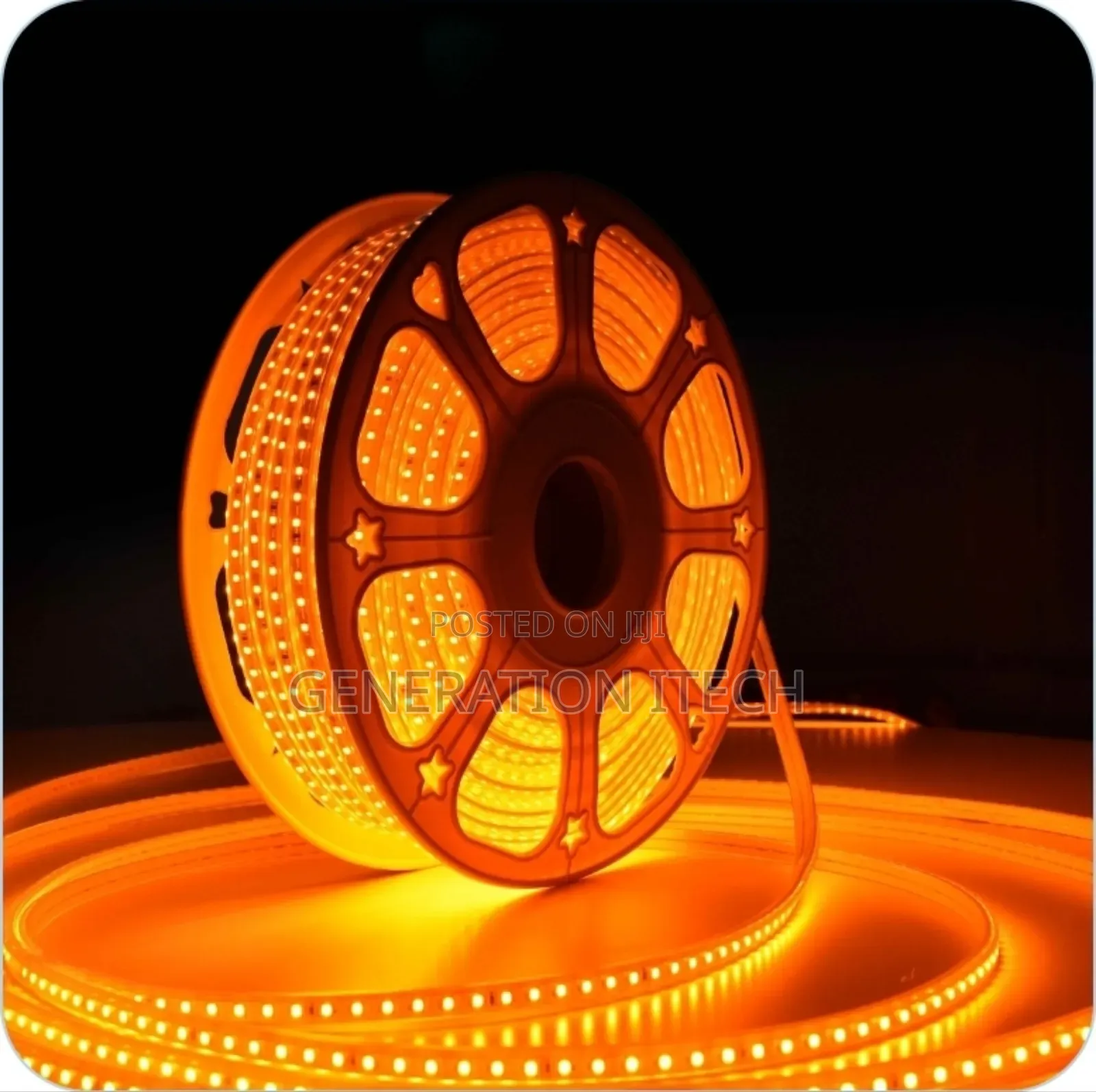 Led Red Strip Light A Roll Of 50 Meters For Indoor And Outdoor