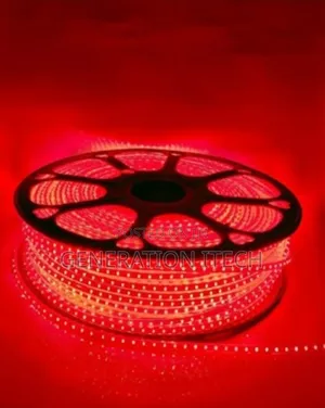 Led Red Strip Light A Roll Of 50 Meters For Indoor And Outdoor