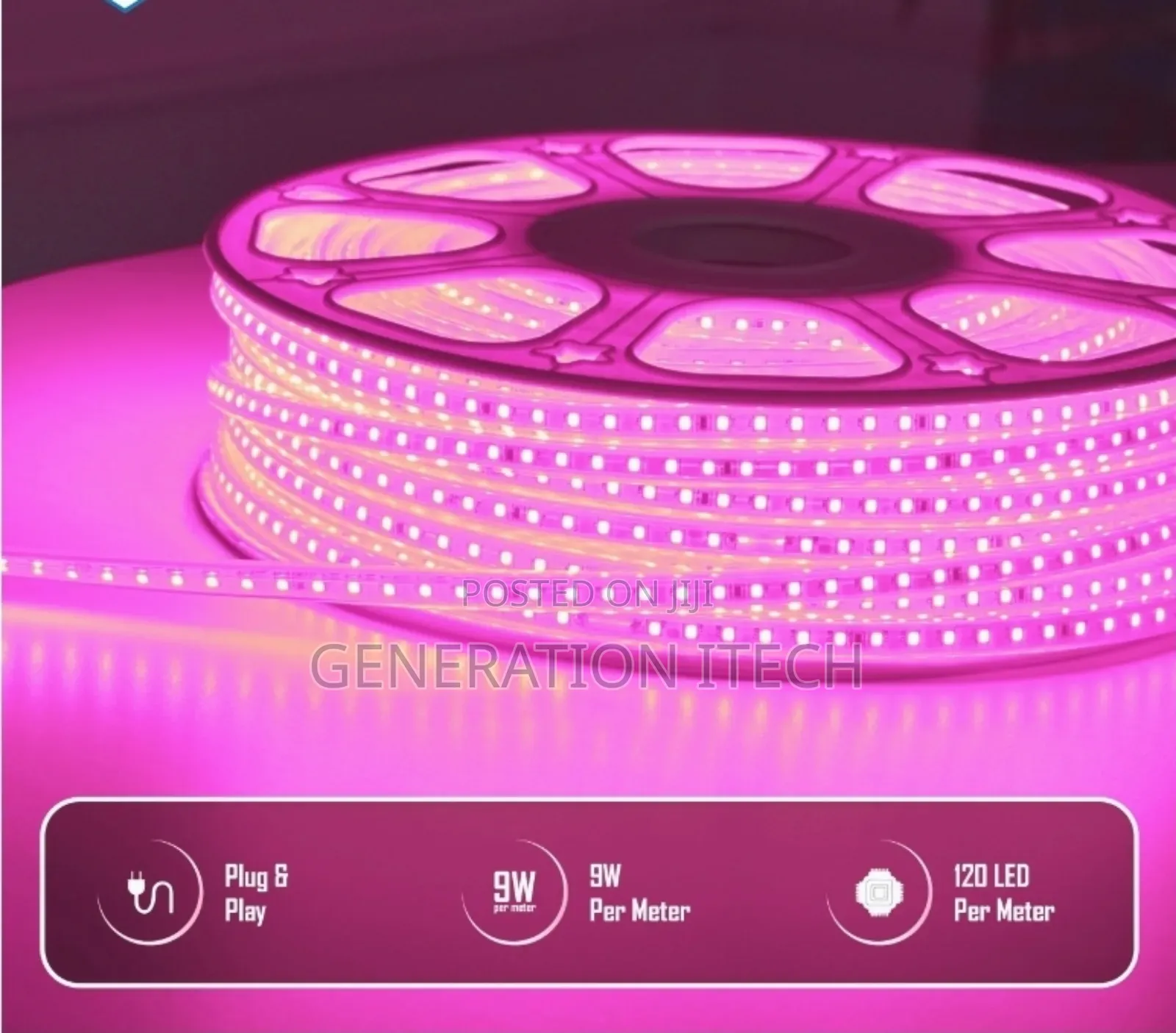 Led Strip Light-a Roll Of 50 Meters For Both Indoor And Outdoor Design