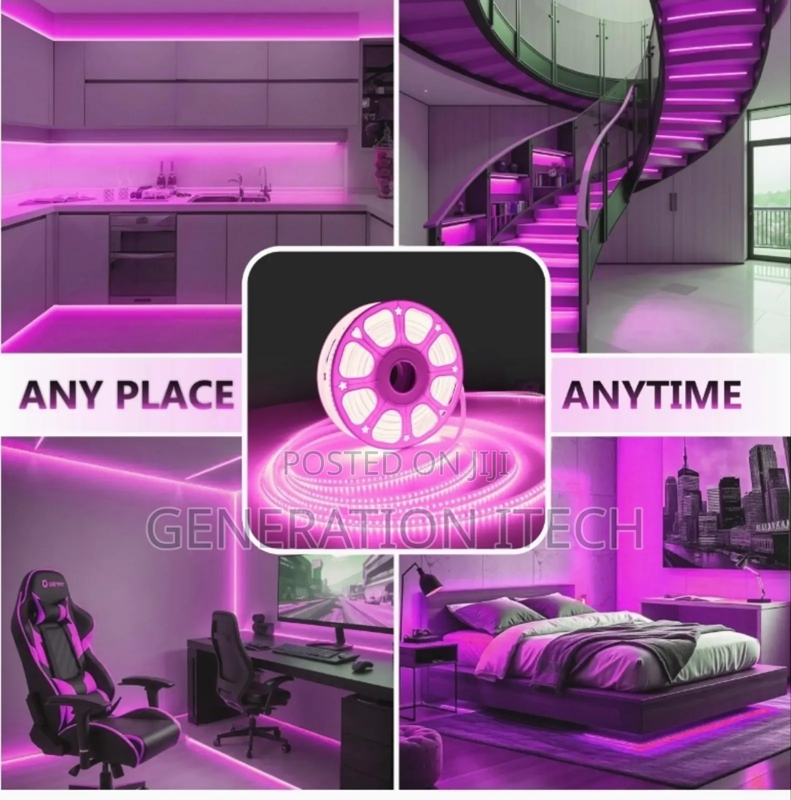 Led Strip Light-a Roll Of 50 Meters For Both Indoor And Outdoor Design