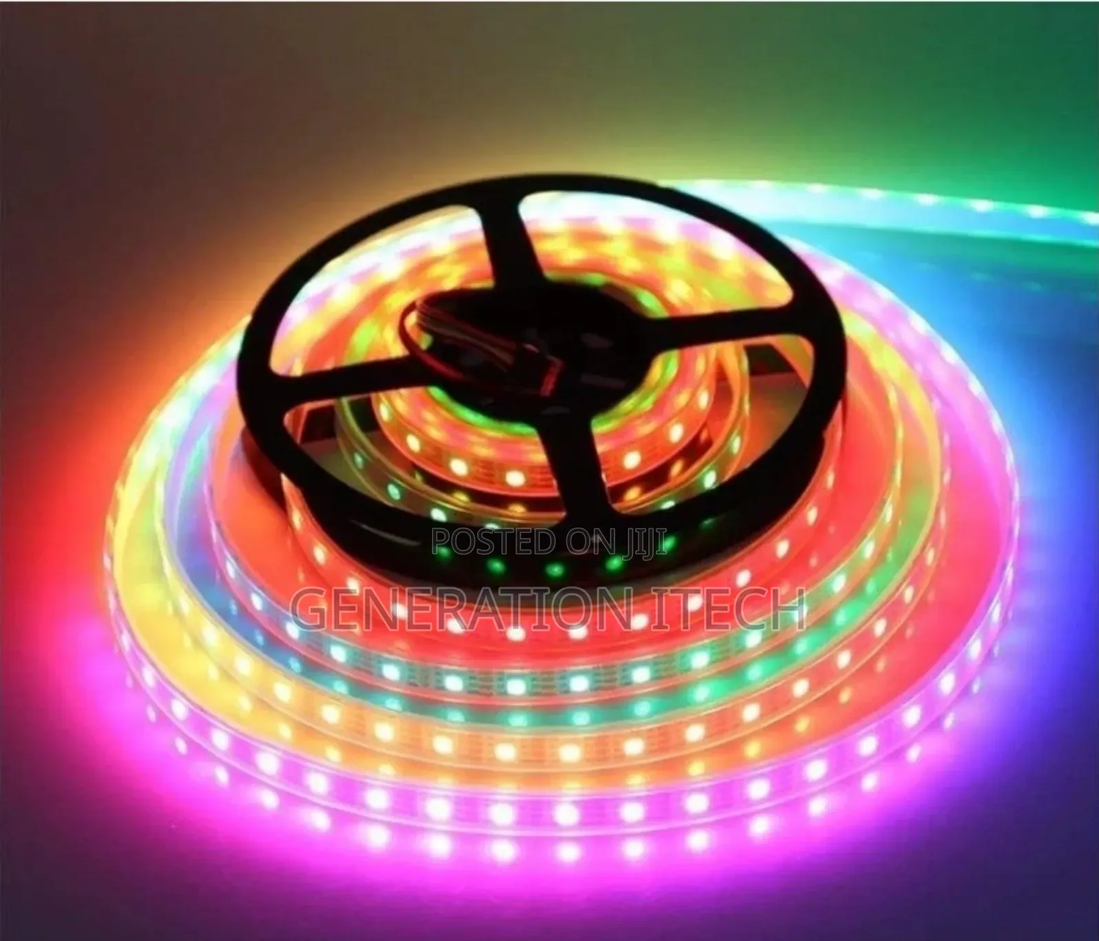 Rgb Multi Colour Led Strip Light A Roll Of 50 Meters For Decorations