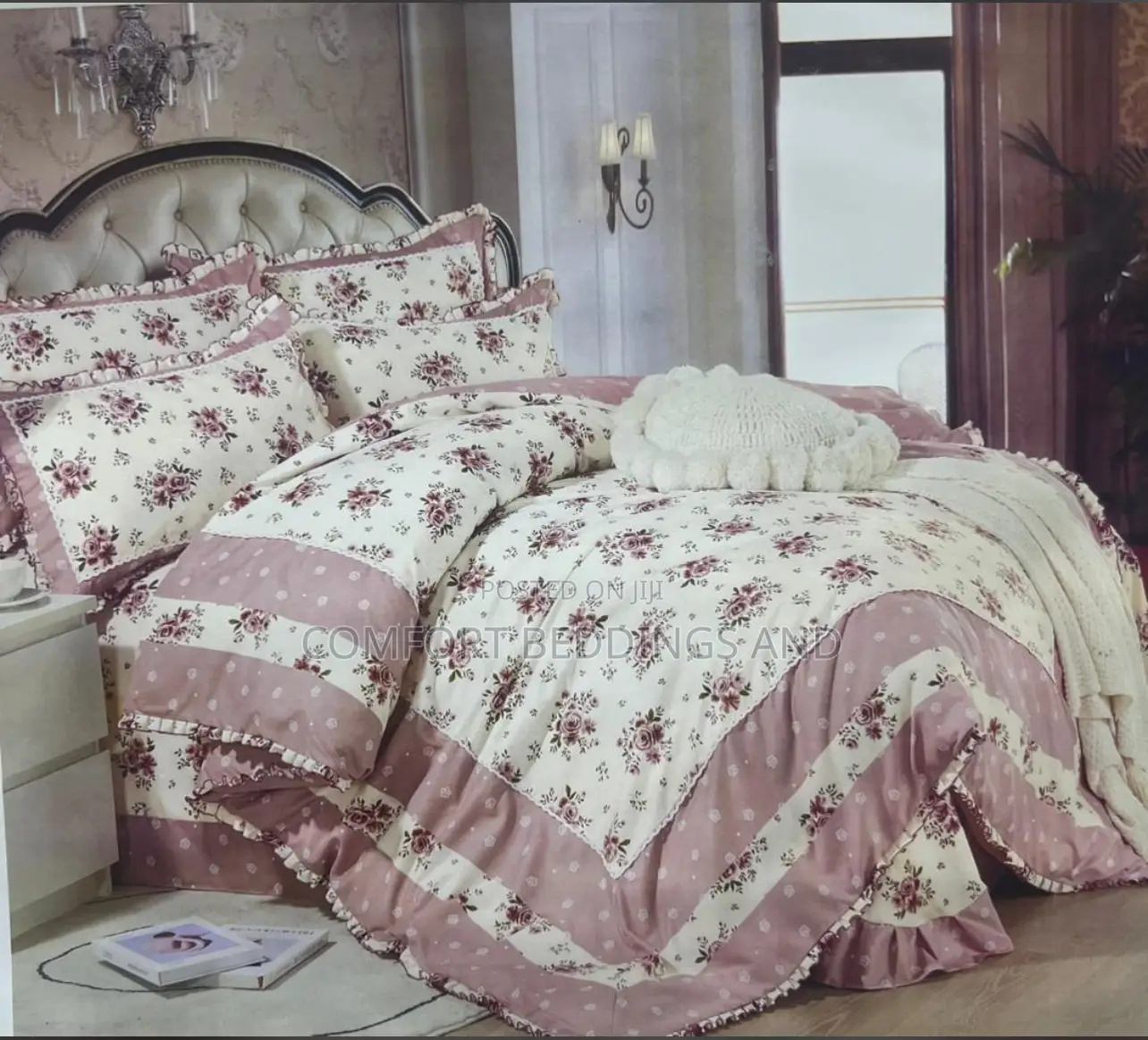 Flowered Duvet Cover Set