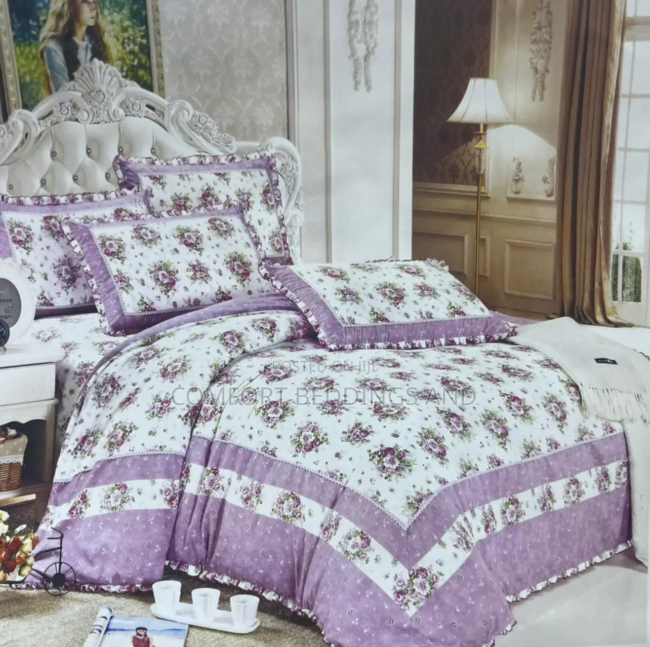 Flowered Duvet Cover Set