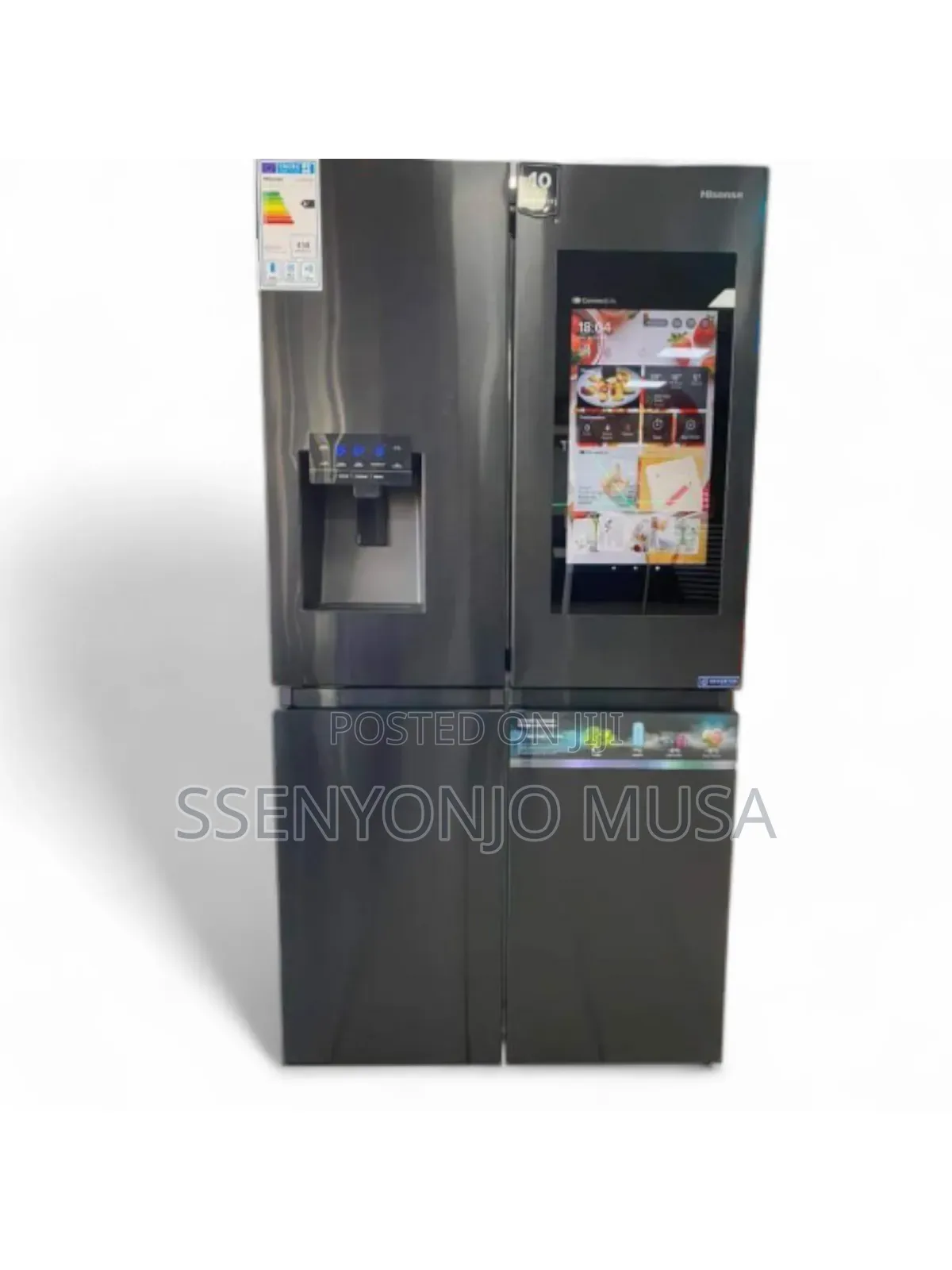 Hisense 680l Multi-door Smart Fridge Rc-68wc4sb - Black