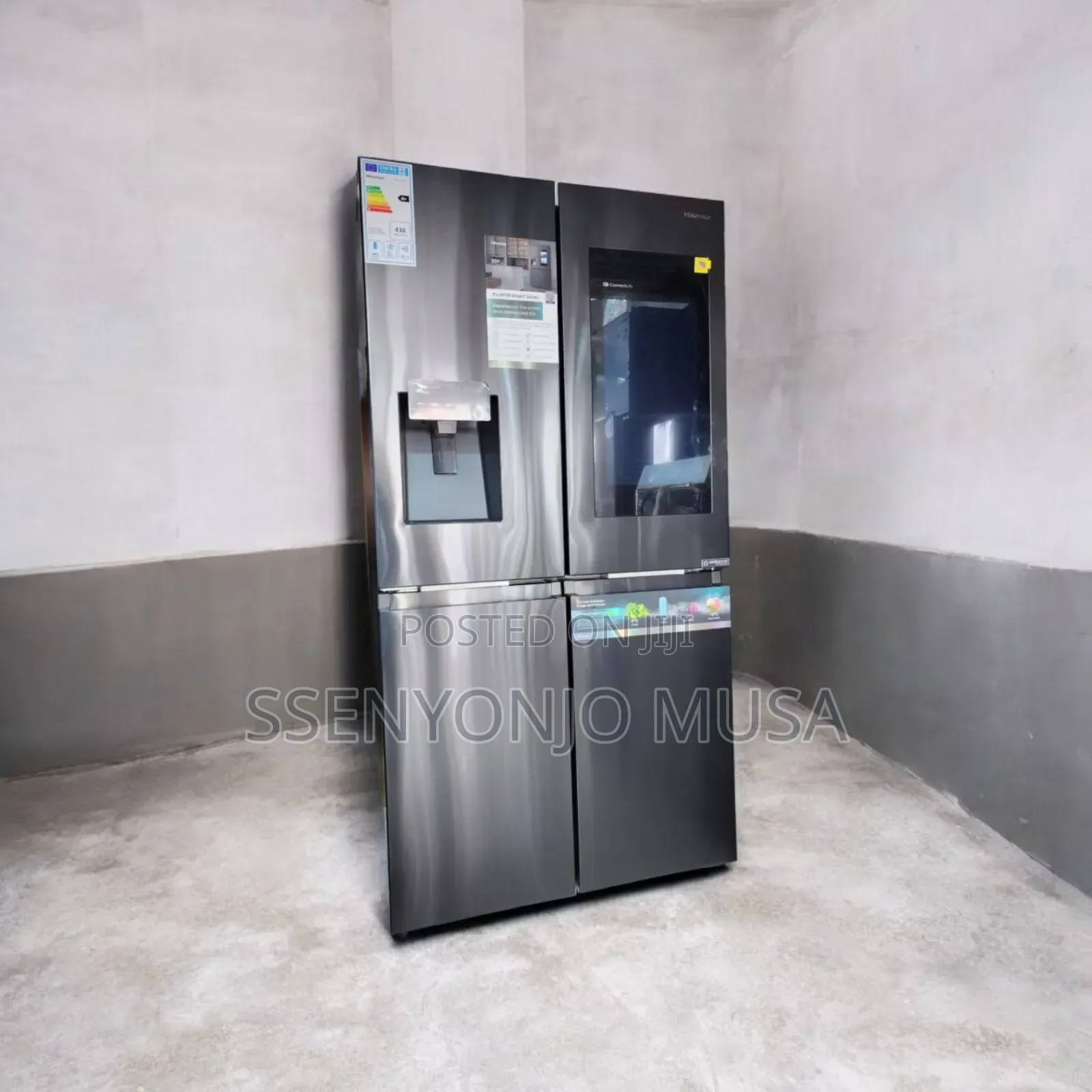 Hisense 680l Multi-door Smart Fridge Rc-68wc4sb - Black