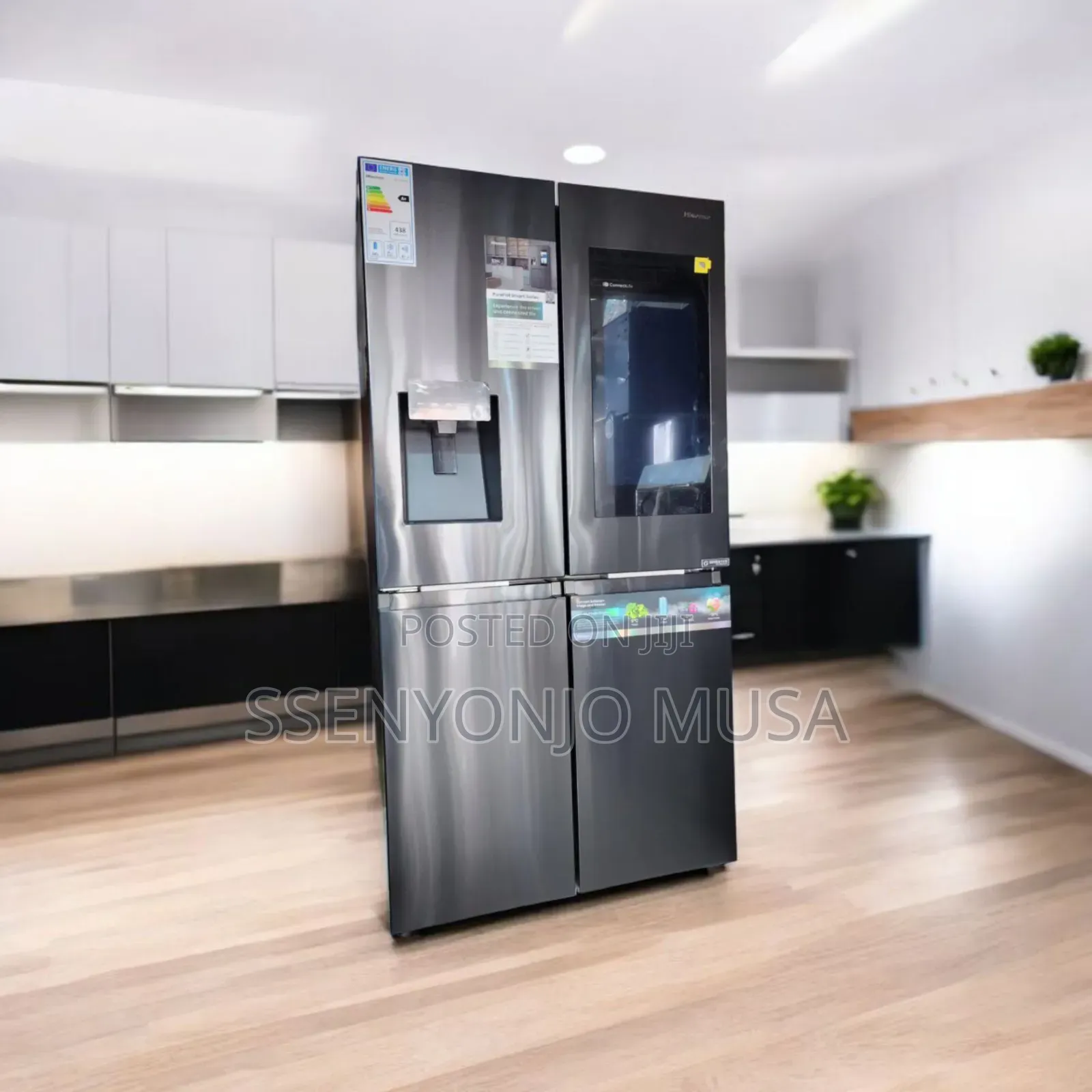 Hisense 680l Multi-door Smart Fridge Rc-68wc4sb - Black