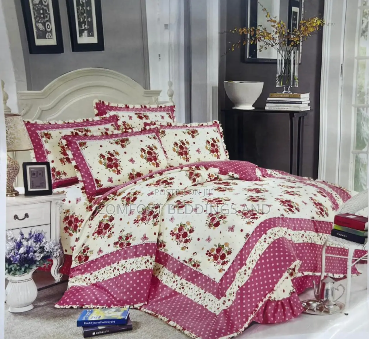 Flowered Duvet Cover Set