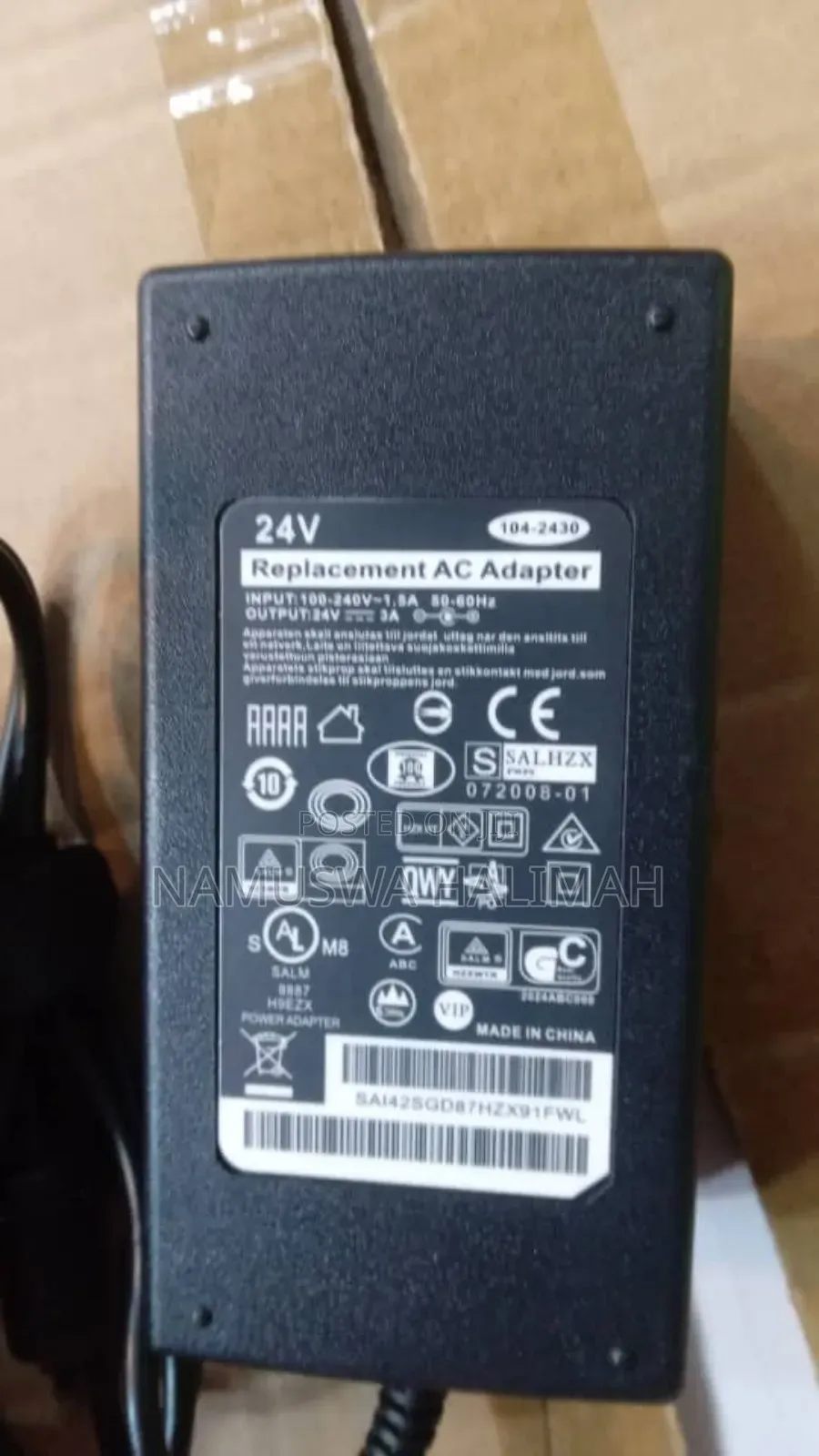 24v Replacement Ac Adapter. An Ac Adapter Converts