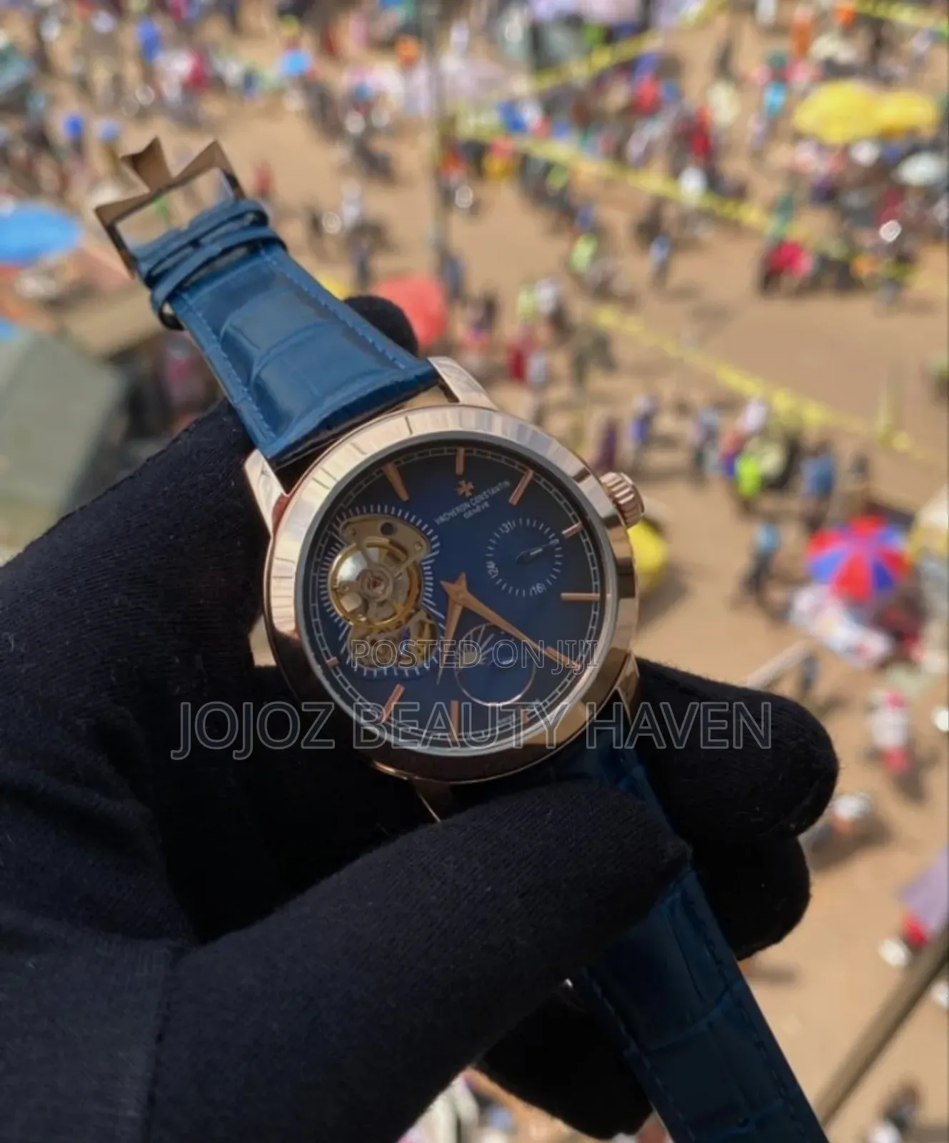 Men's Stylish Watch Bue,Black