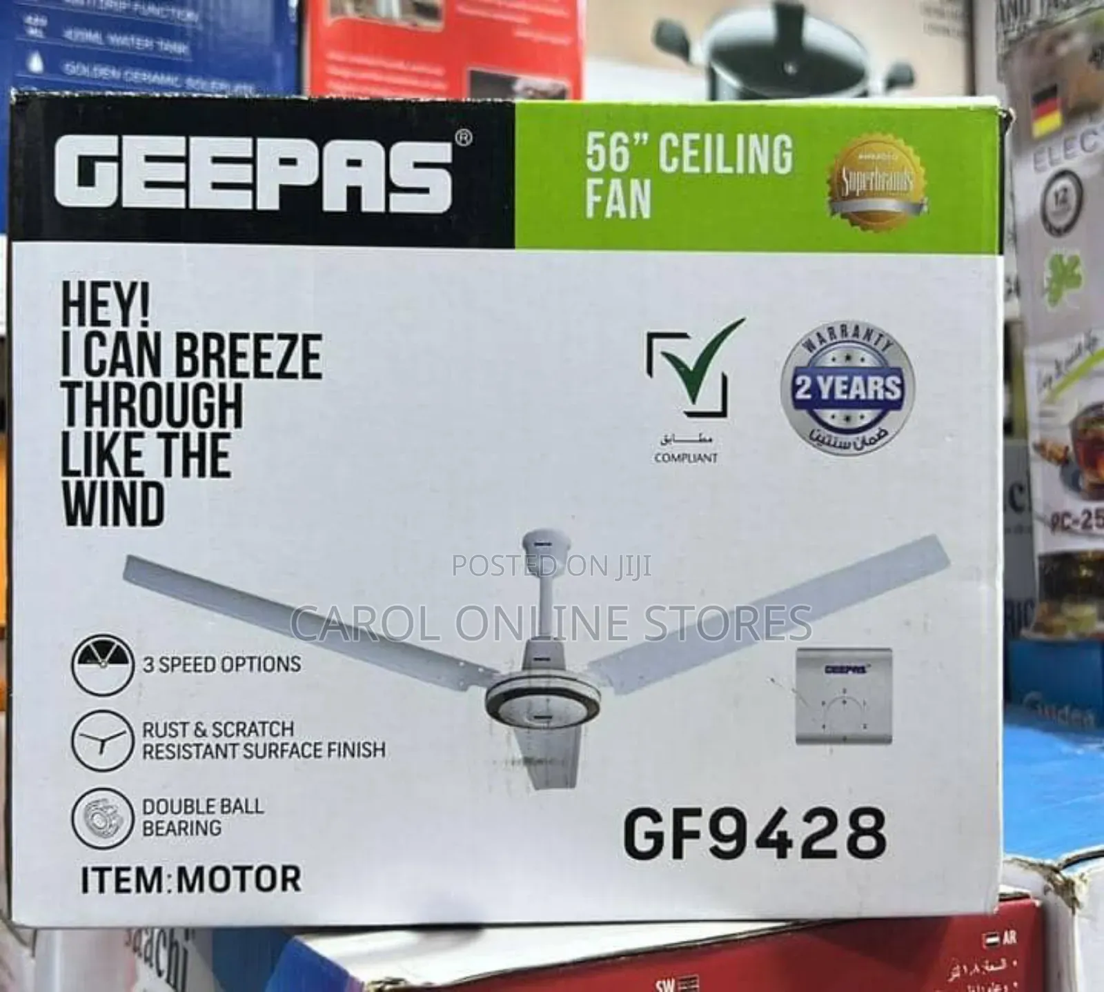 Geepas 56" Ceiling Fan