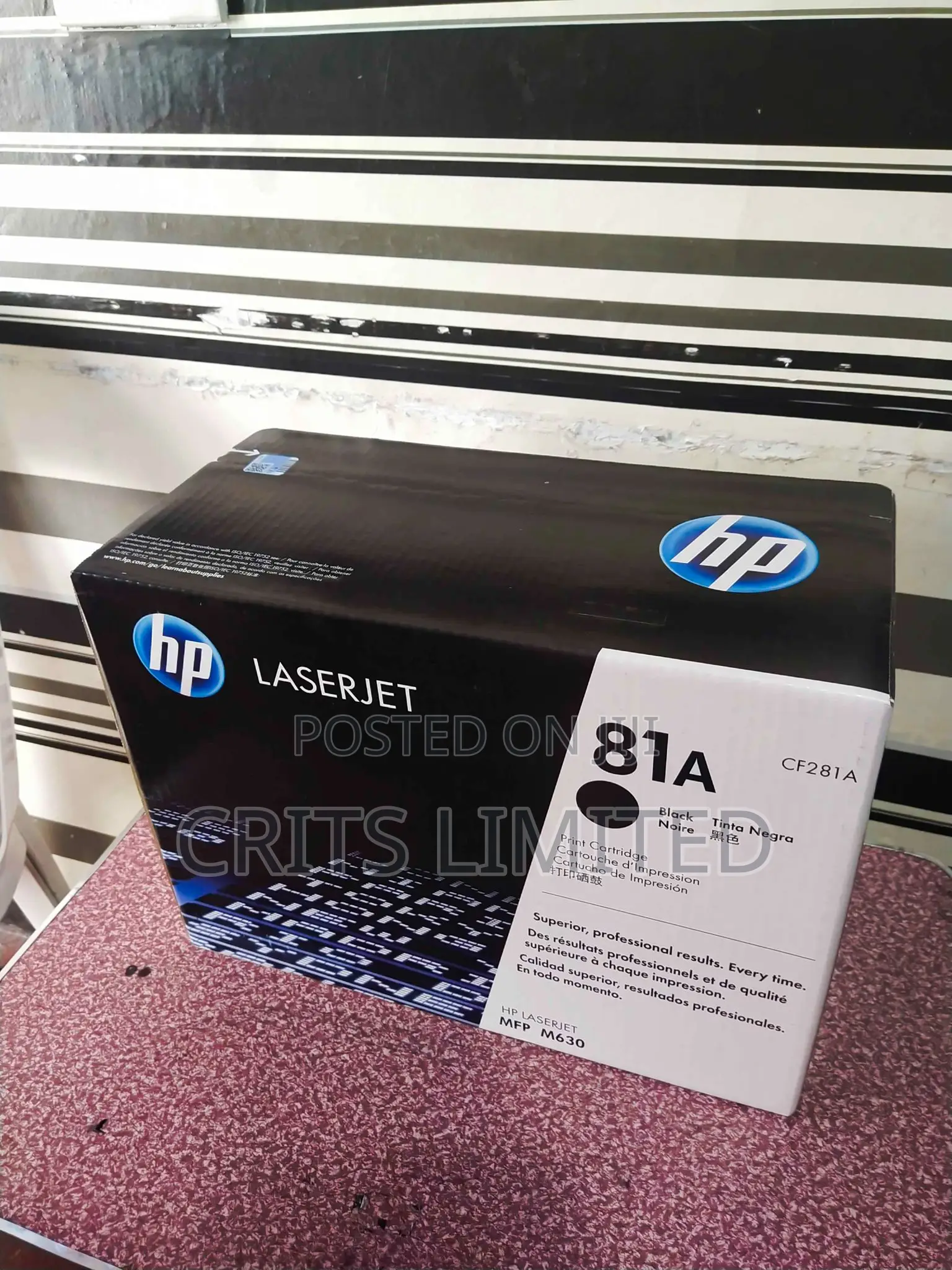 Hp 81a Black Original Laserjet Toner Cartridge (Cf281a)