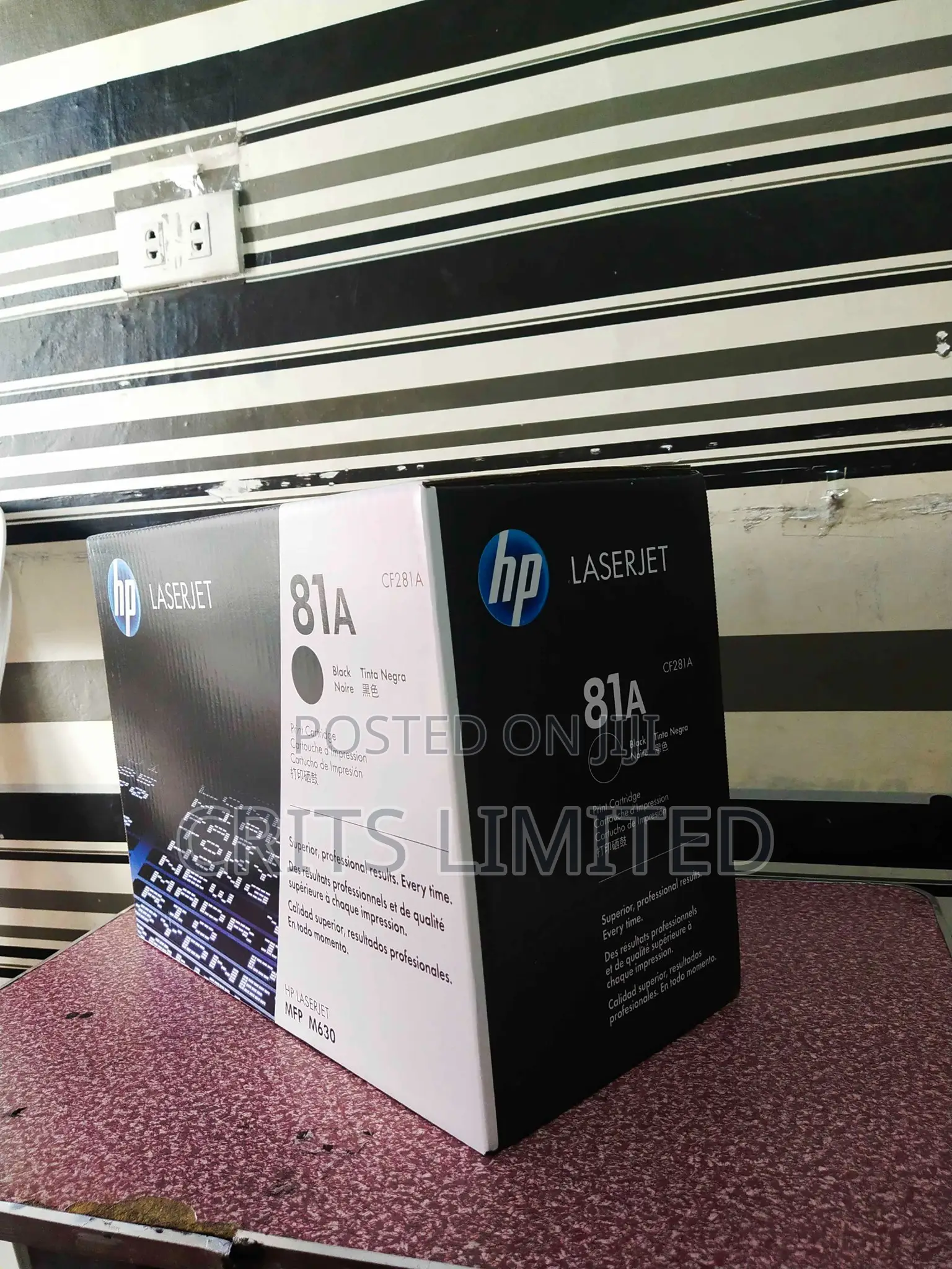 Hp 81a Black Original Laserjet Toner Cartridge (Cf281a)