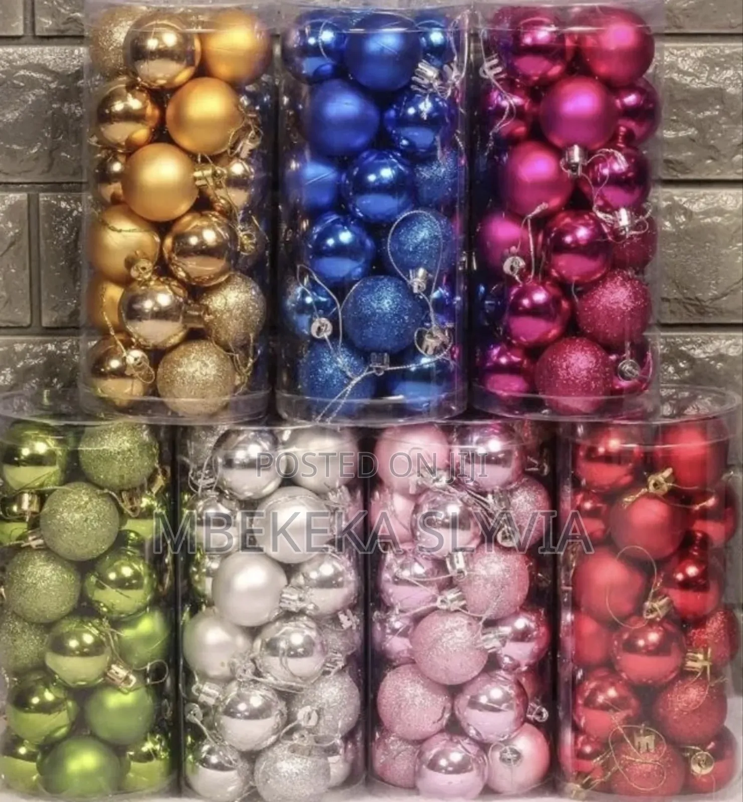Christmas Balls, Each PKT- 24pcs-/Home Decoration