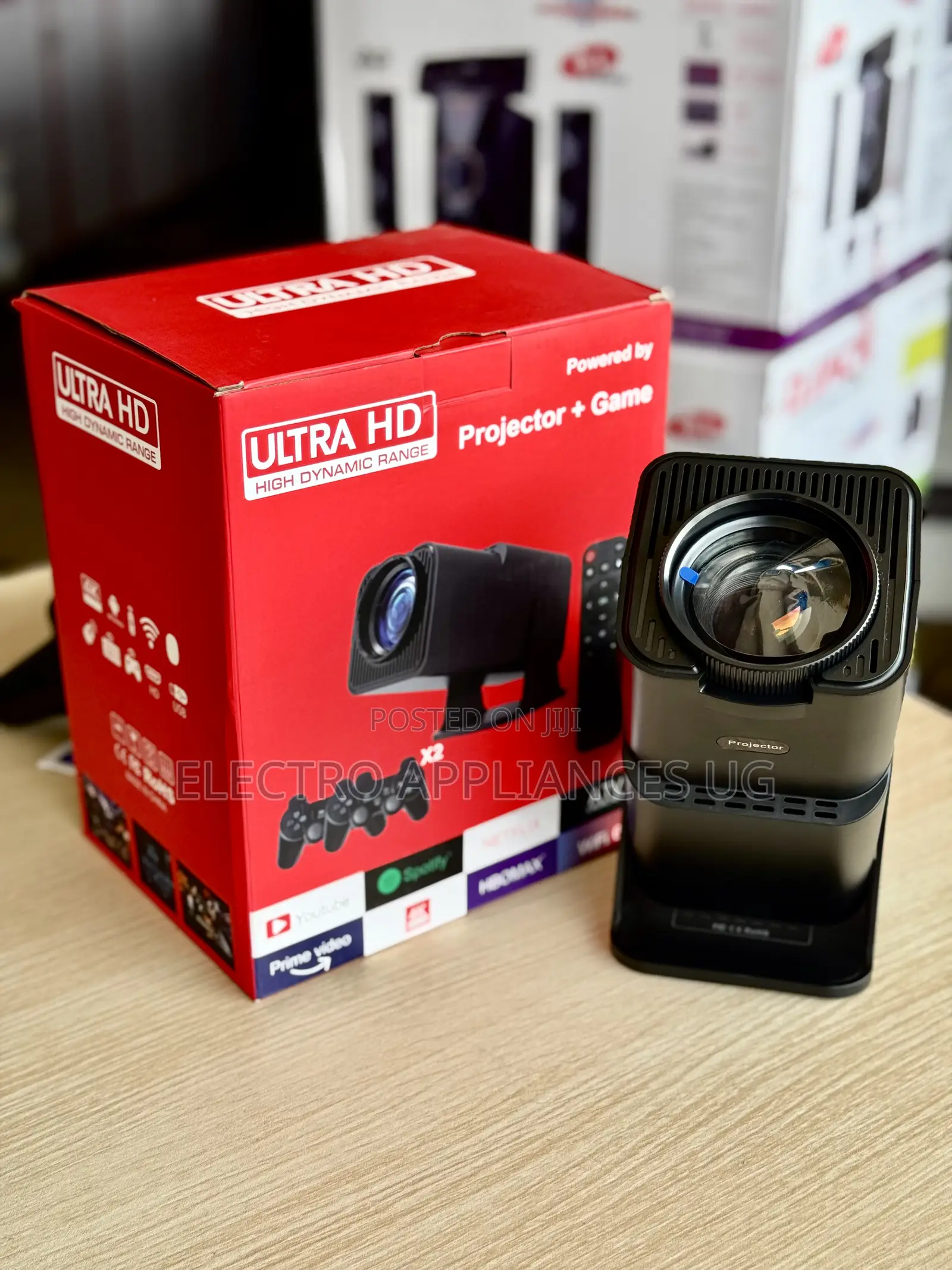 Borrego Ultra Hd Projector + Games.