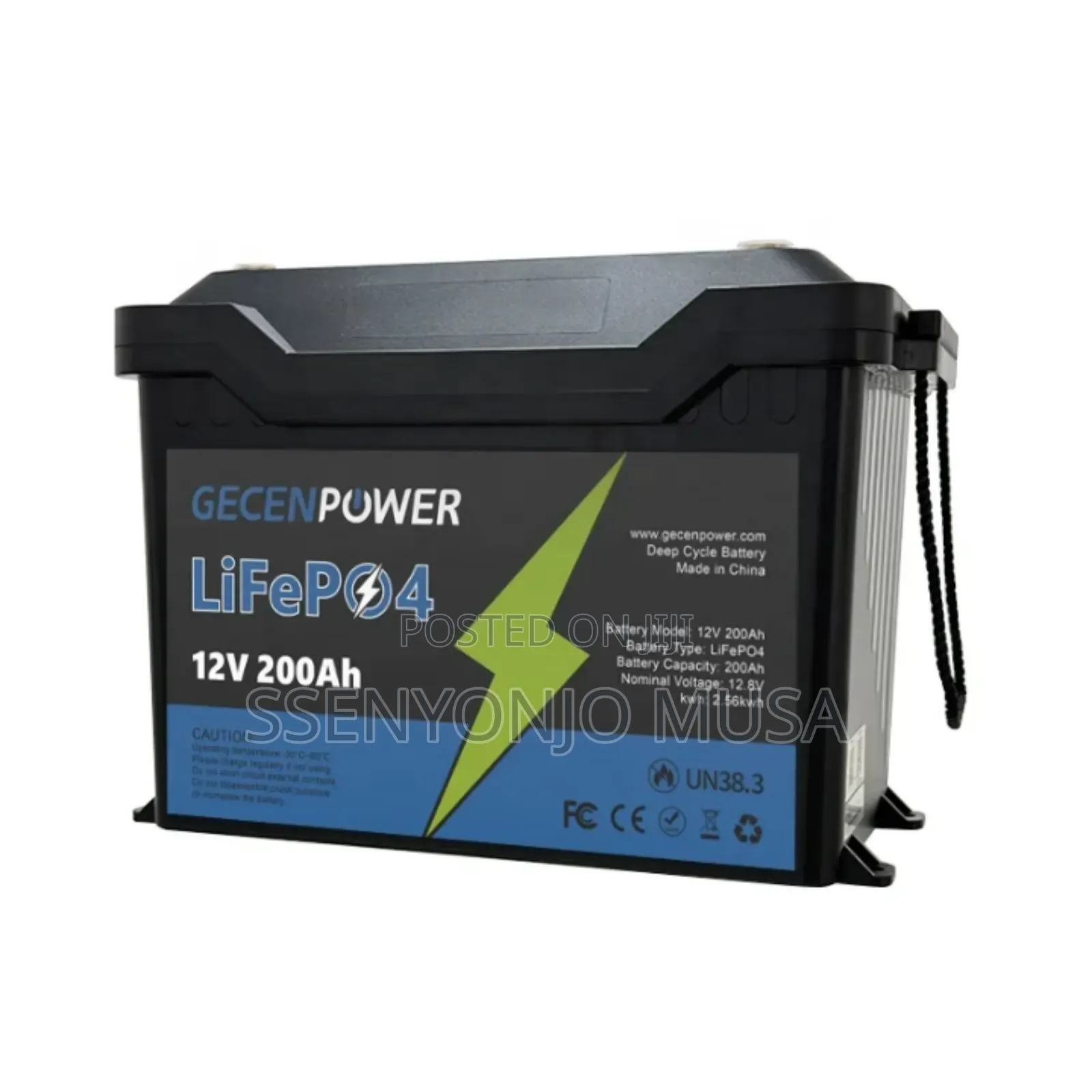 Garman Kinge 12.8v 100ah Portable Lithium Battery | Model: Ec-12100