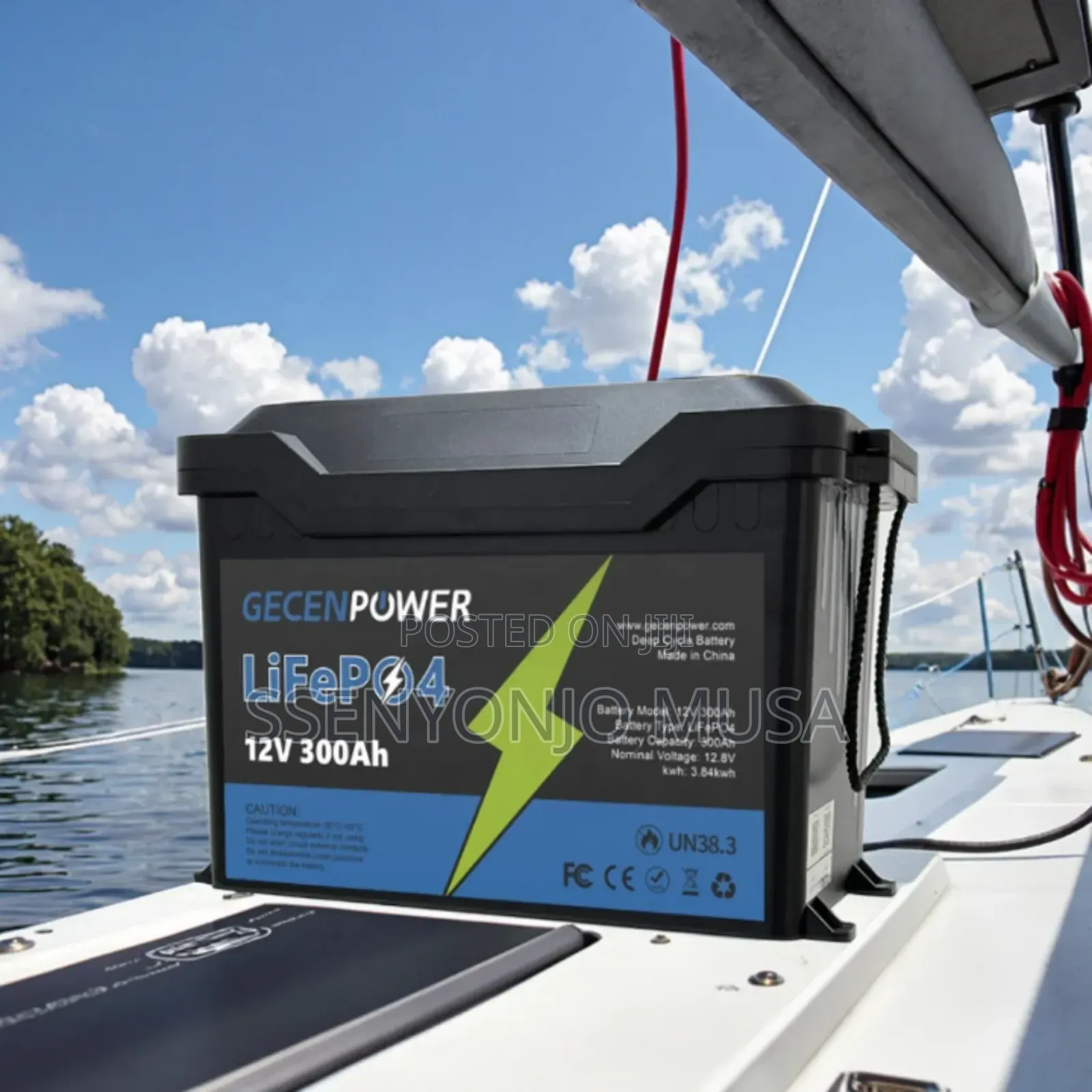Garman Kinge 12.8v 100ah Portable Lithium Battery | Model: Ec-12100