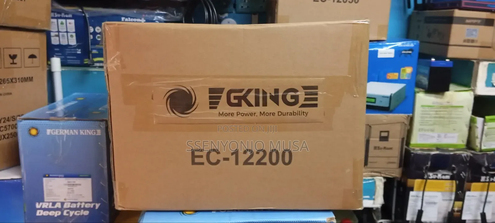 Garman Kinge 12.8v 100ah Portable Lithium Battery | Model: Ec-12100