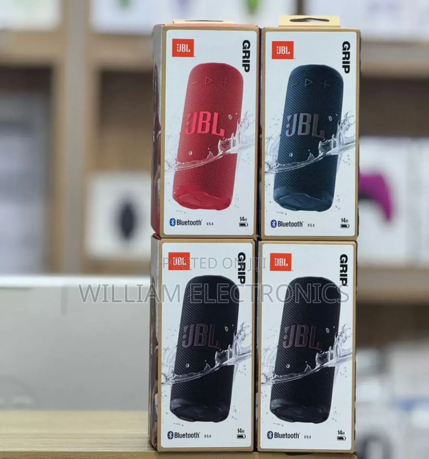 JBL Grip With Bold Pro Sound and Ambient Light