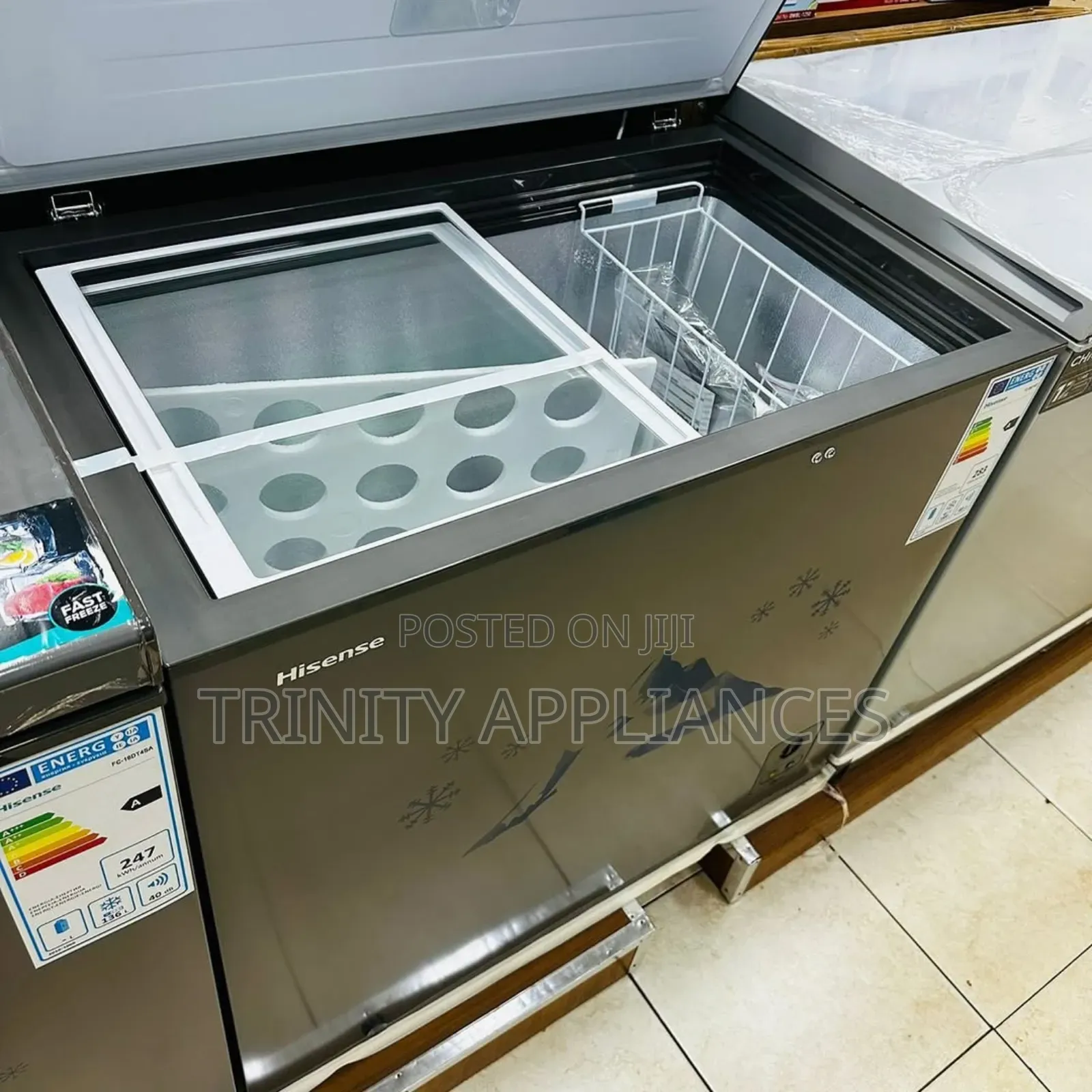 Hisense 260 Litres Chest/Deep Freezer -Grey