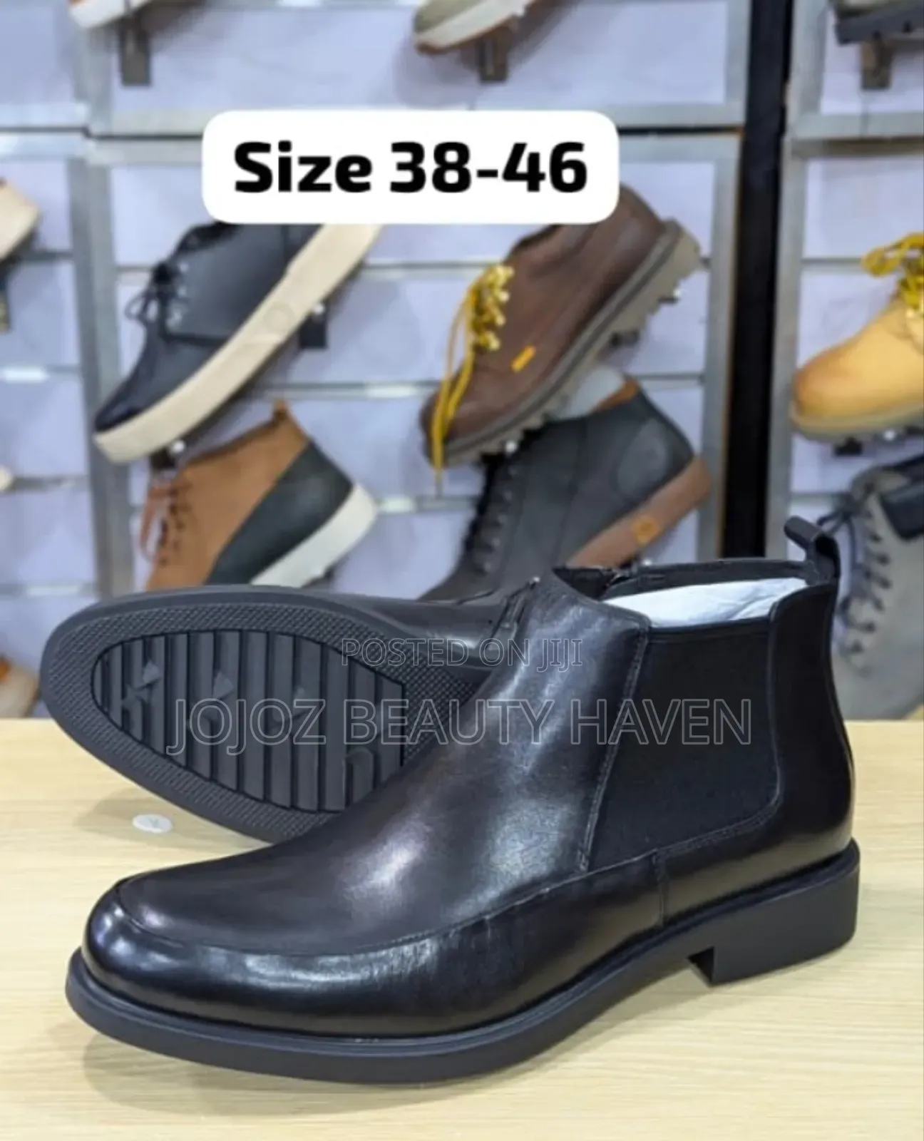 Men's Gentle Boots With Lastic