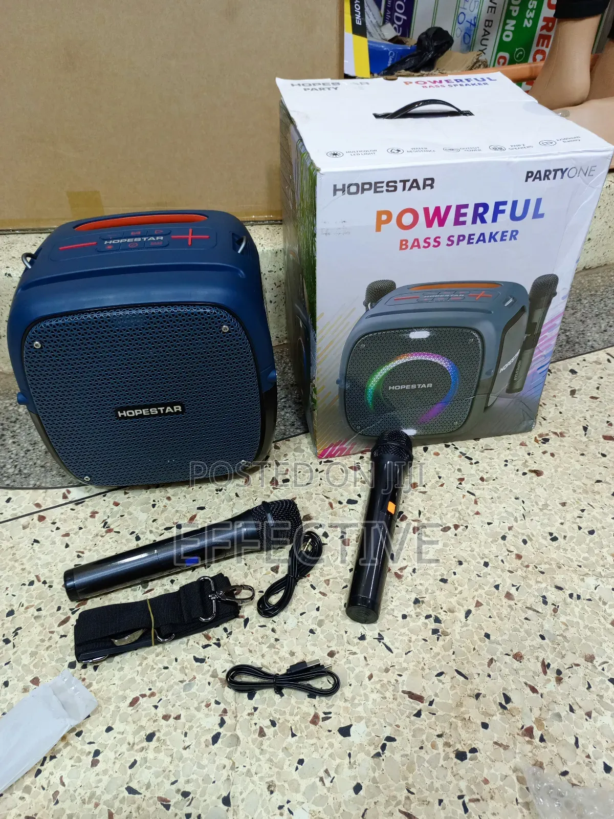 Party One Portable Bluetooth Speaker.