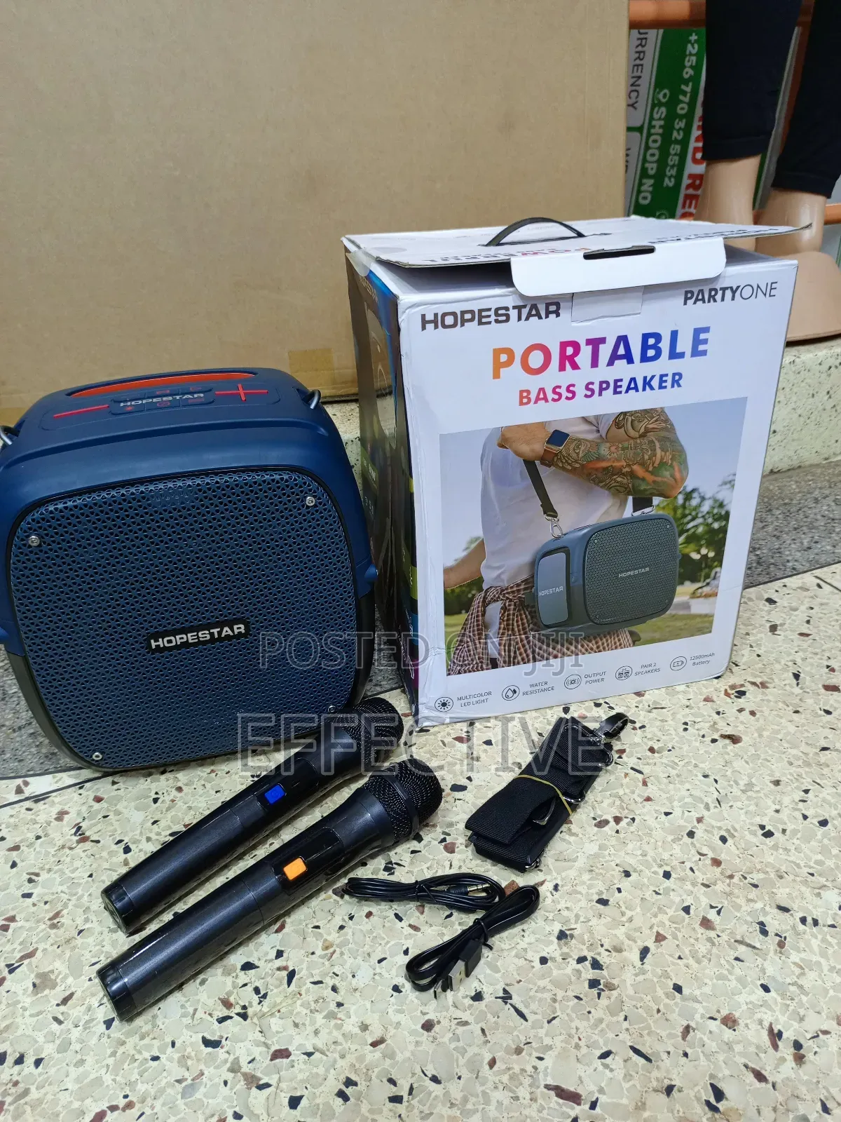 Party One Portable Bluetooth Speaker.