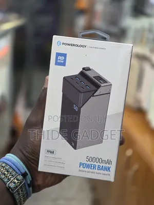 Powerology 50,000mah Powerbank/ Laptop Powerbank / 65w Powerbank