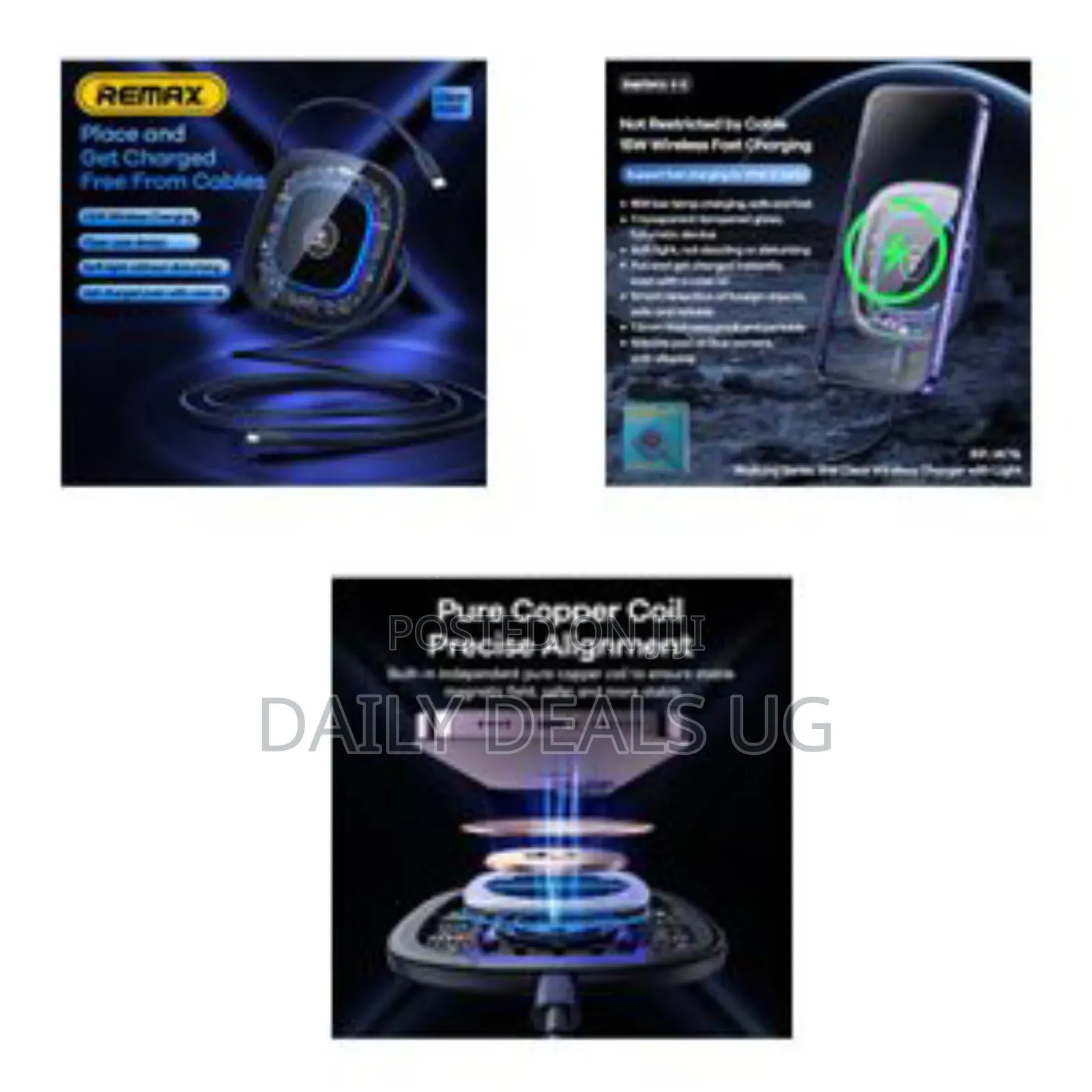 Lenyes Walking Series 15w Transparent Wireless Charger Stand Pw305
