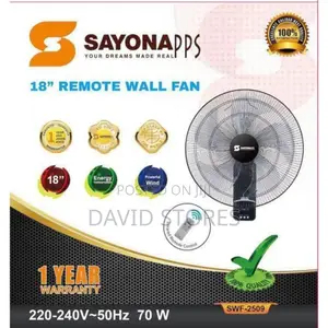 Sayona Remote Wall Fan