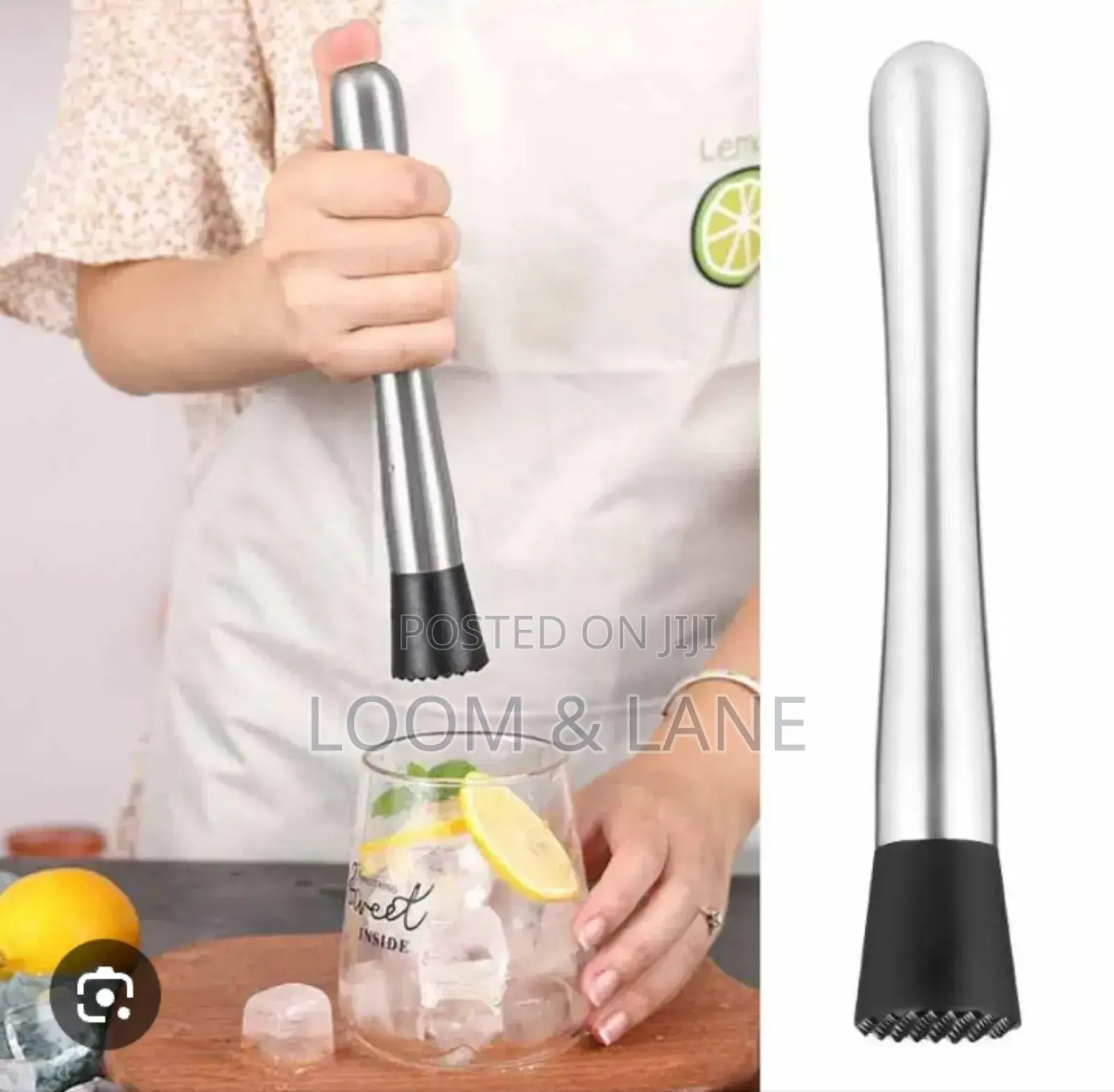 Unique Stainless Steel Cocktail Muddler