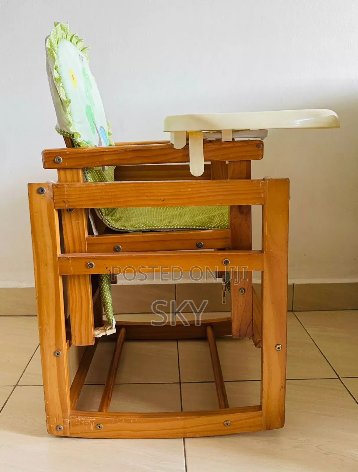 Multi-purpose Wooden Baby Feeding Chair+Study Table Rocking Chair