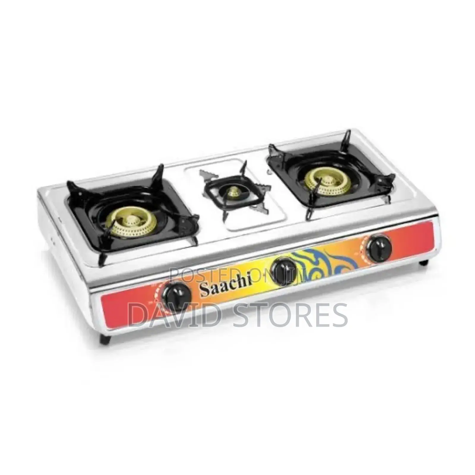 Saachi Triple Gas Stove With Auto Ignition