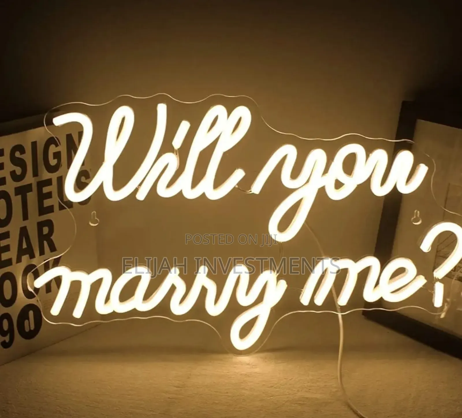 Will You Marry Led Neon Sign