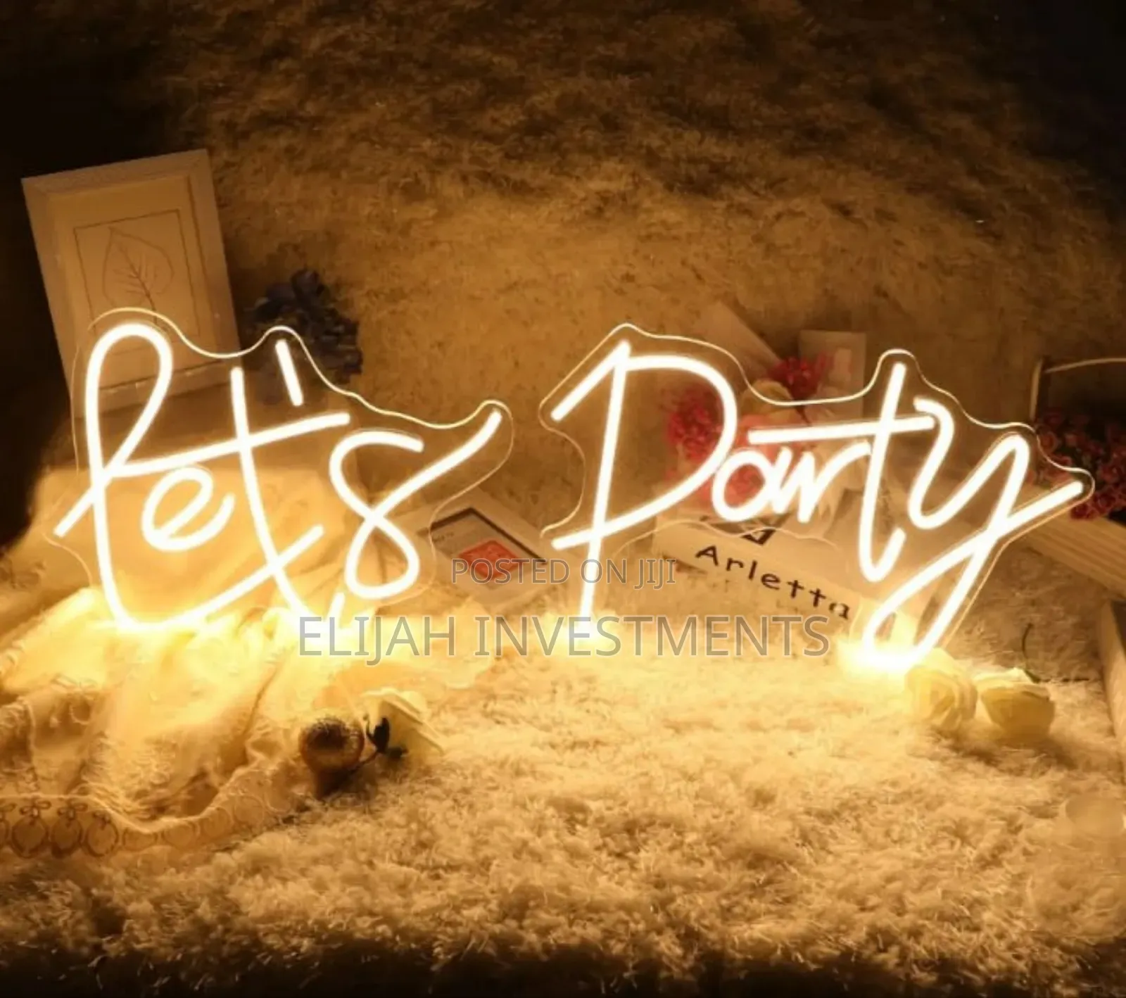Let's Party Led Neon Sign