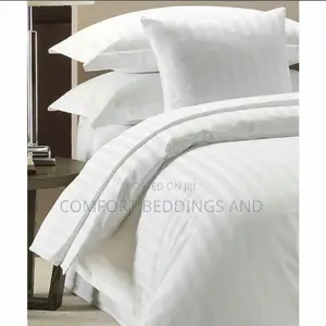 Plain White Cotton Bedcover