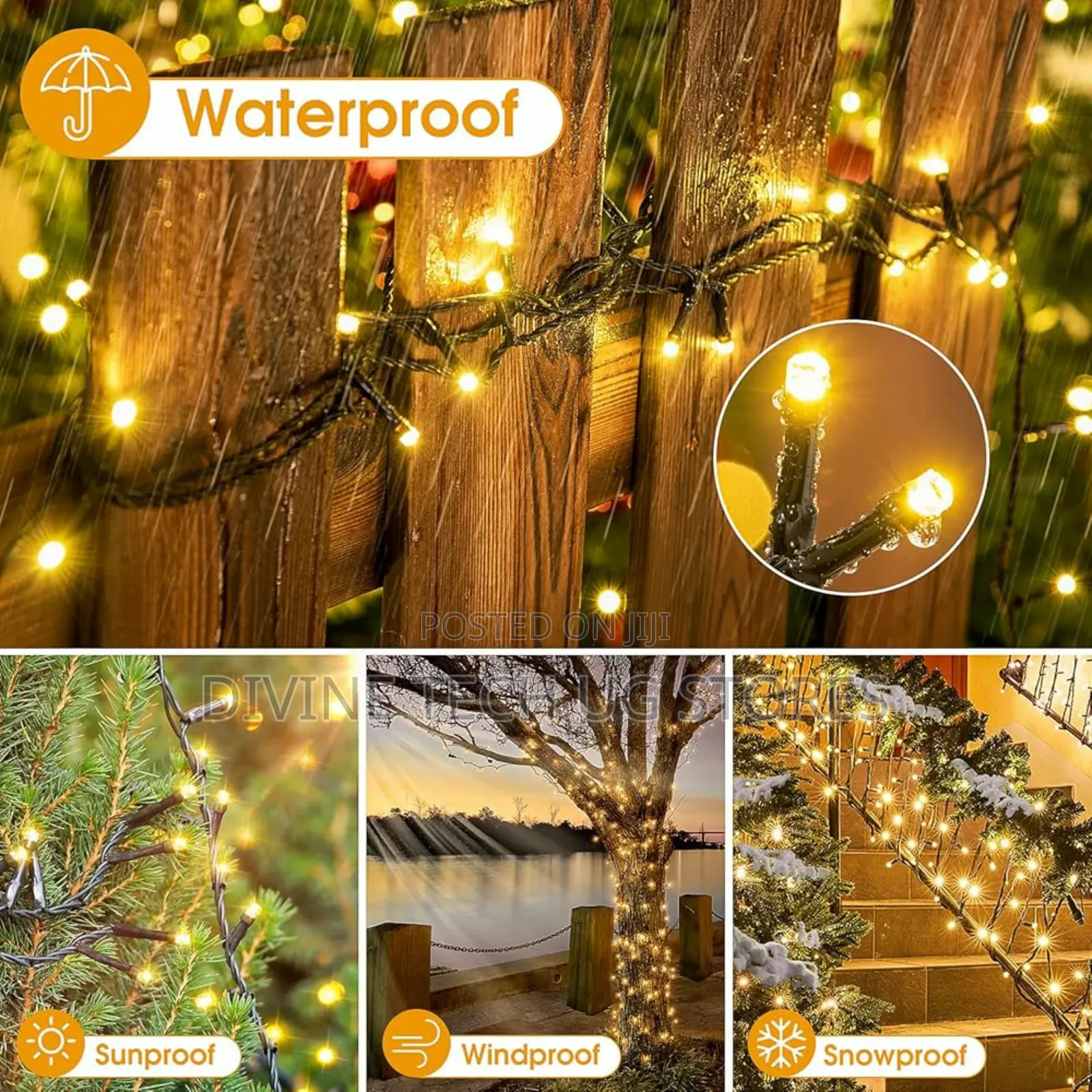 Christmas Lights, 50m in Outdoor Christmas Decoration Light