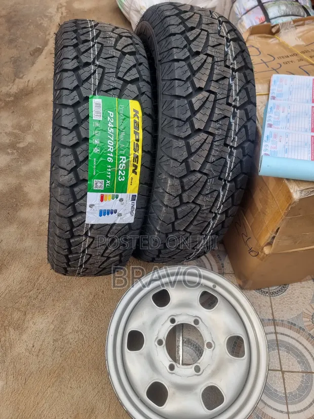 245 70r16 Kapsen Tires All Terrain - Bravo Price USh 390,000 on Jiji ug Central Division