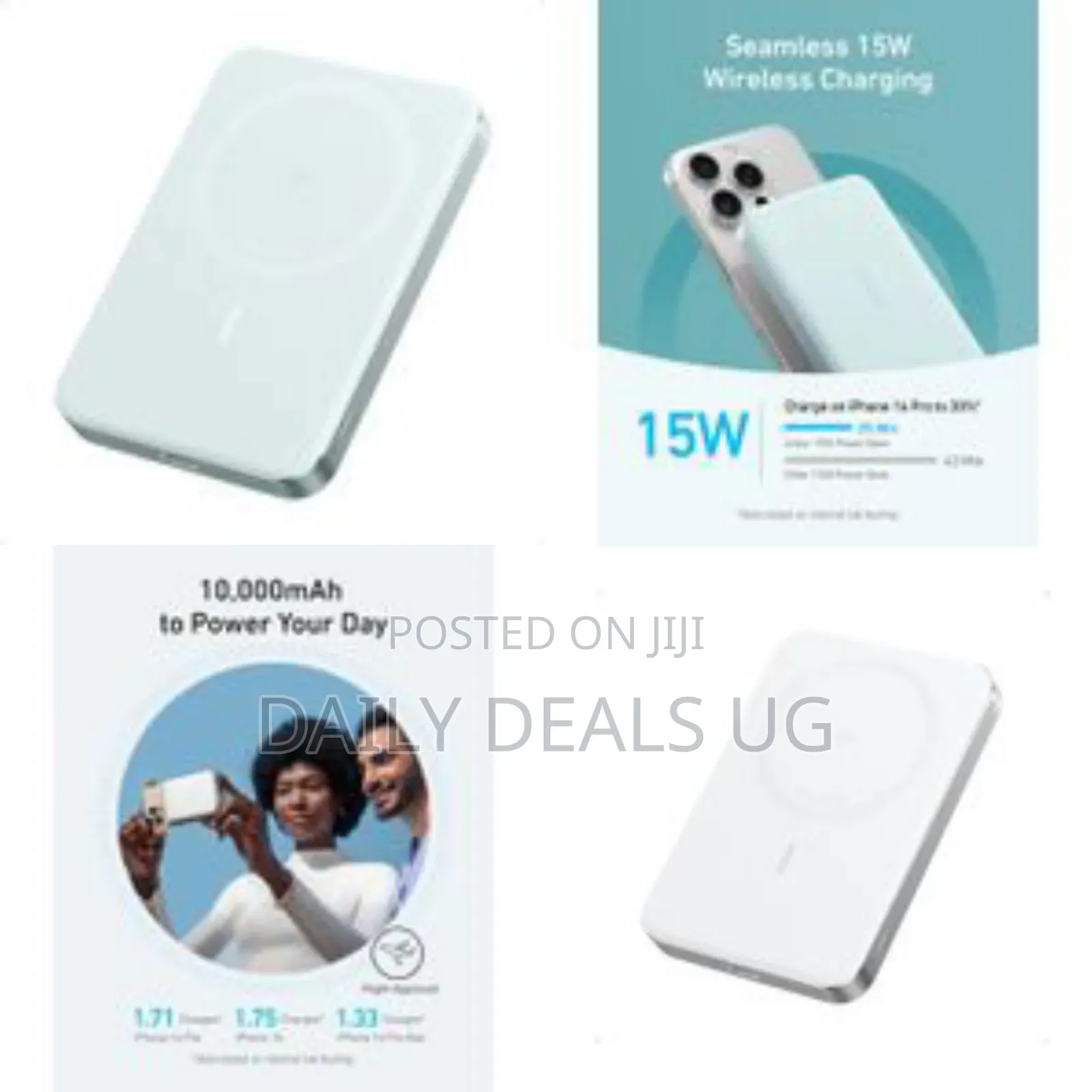 Anker Maggo Power Bank, Ultra-Slim 10,000mah Magnetic Battery Pack