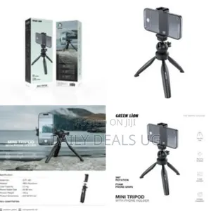 Green Lion Mini 360o Tripod With Phone Holder, 55-85 Mm Phone Holder